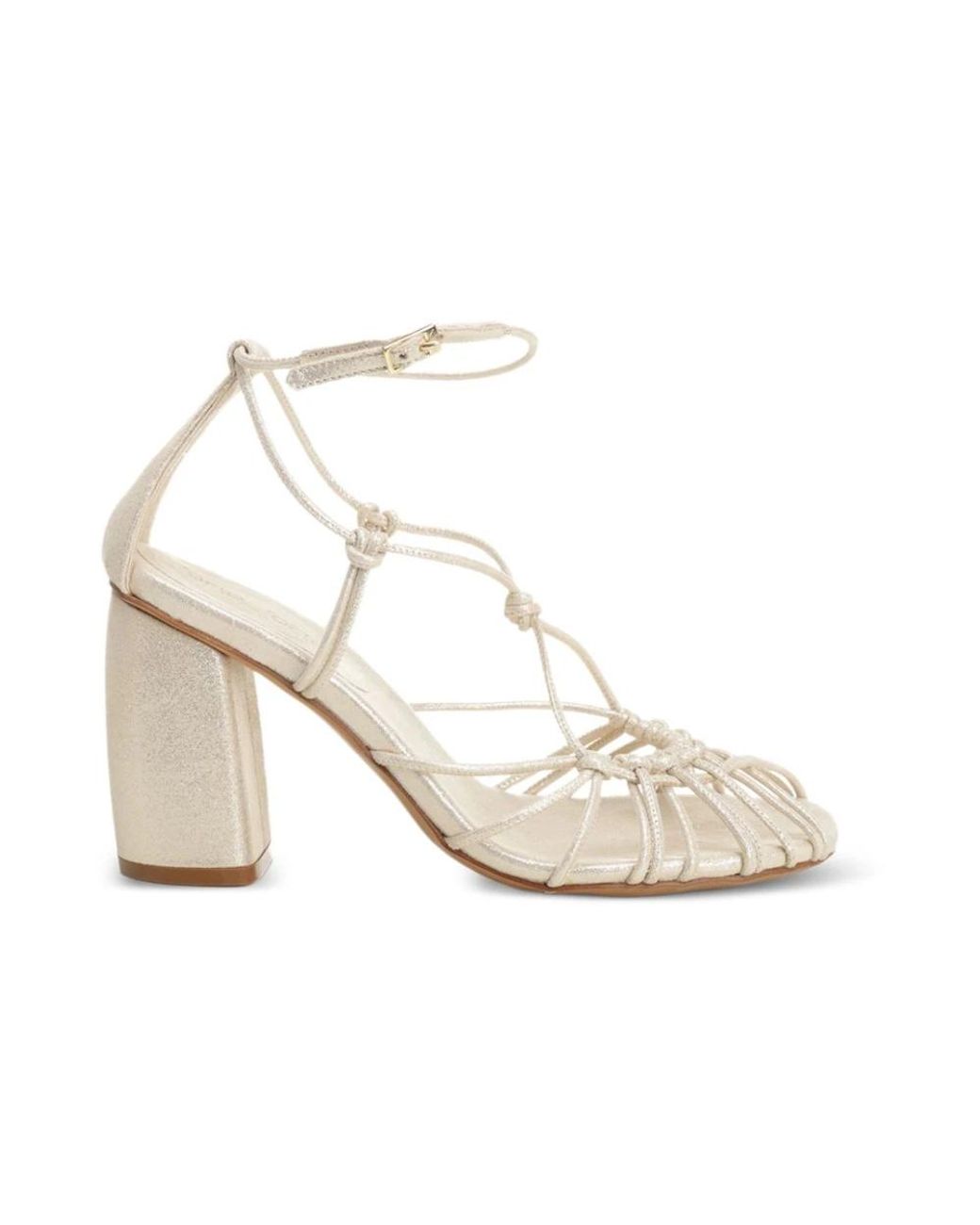 Forte_forte White High Heel Sandals