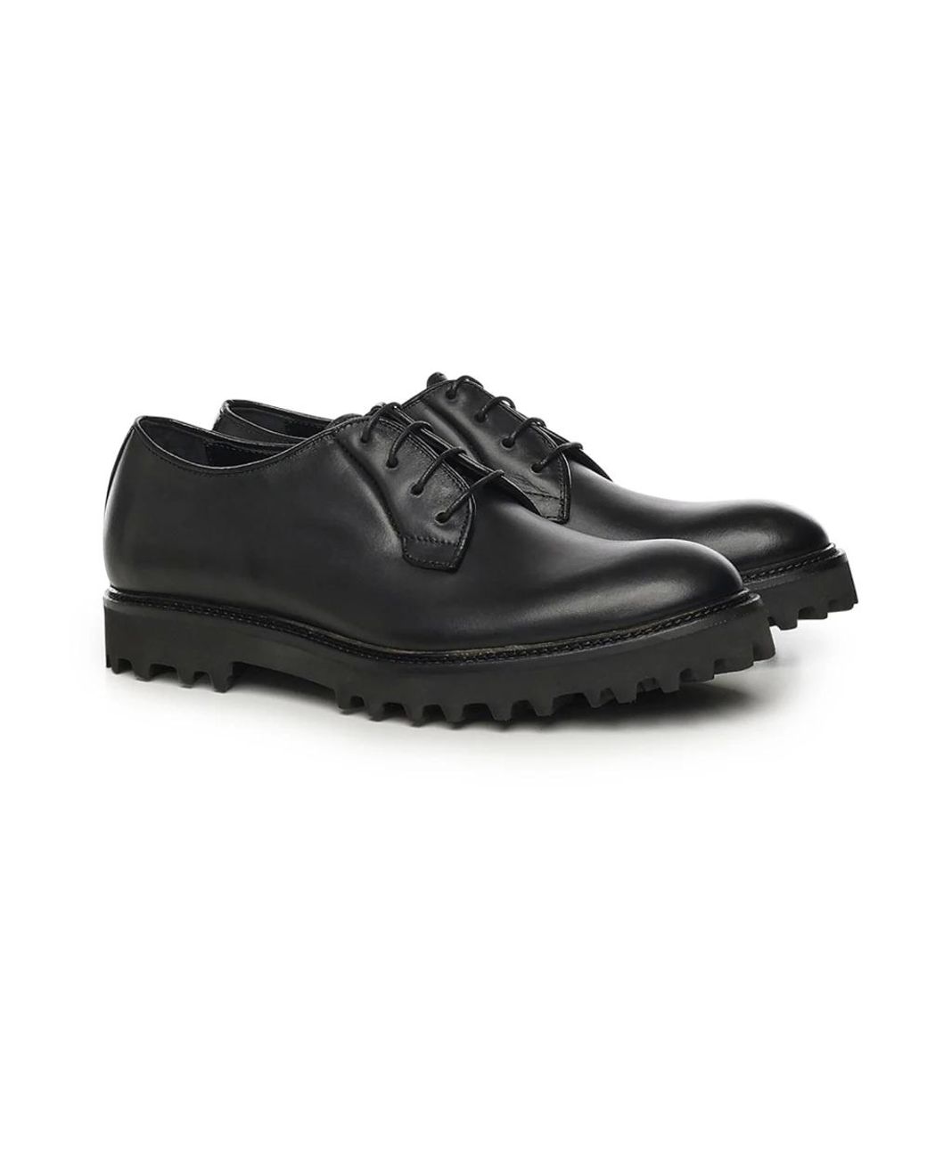Giuliano Galiano Black Business Shoes for men