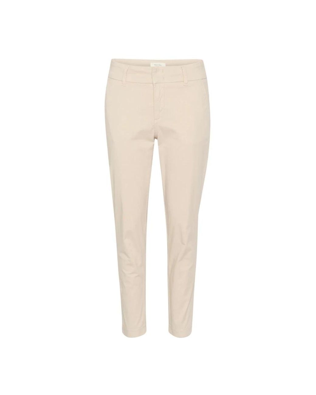 Cropped Trousers Part Two en coloris Natural