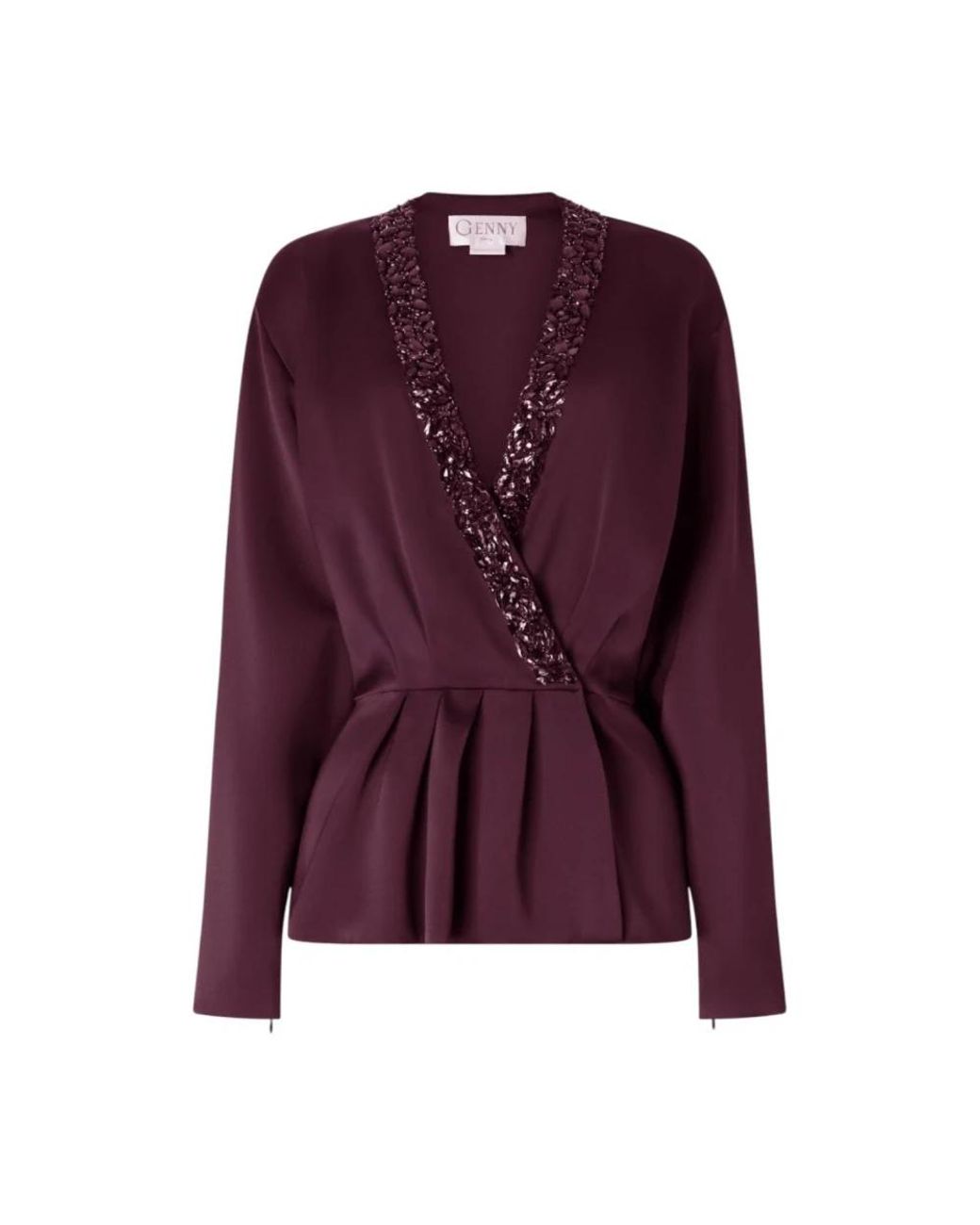 Blouses Genny de color Purple