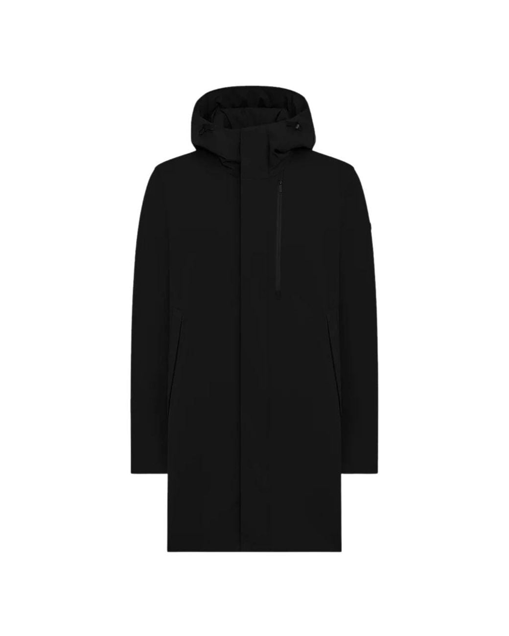 DUNO Black Parkas for men