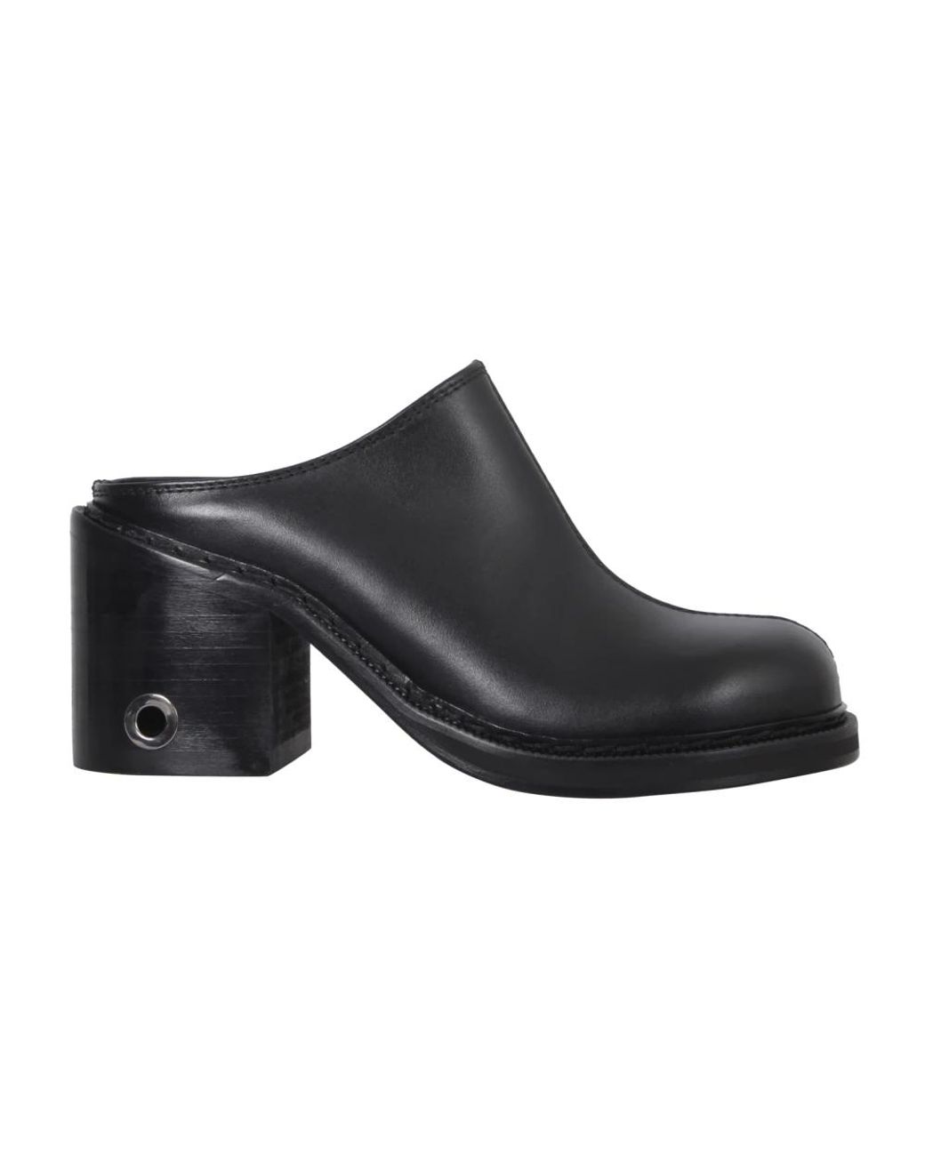Sunnei Black Heeled Mules