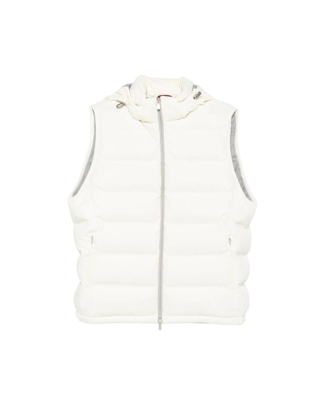 Brunello Cucinelli White Waistcoats for men