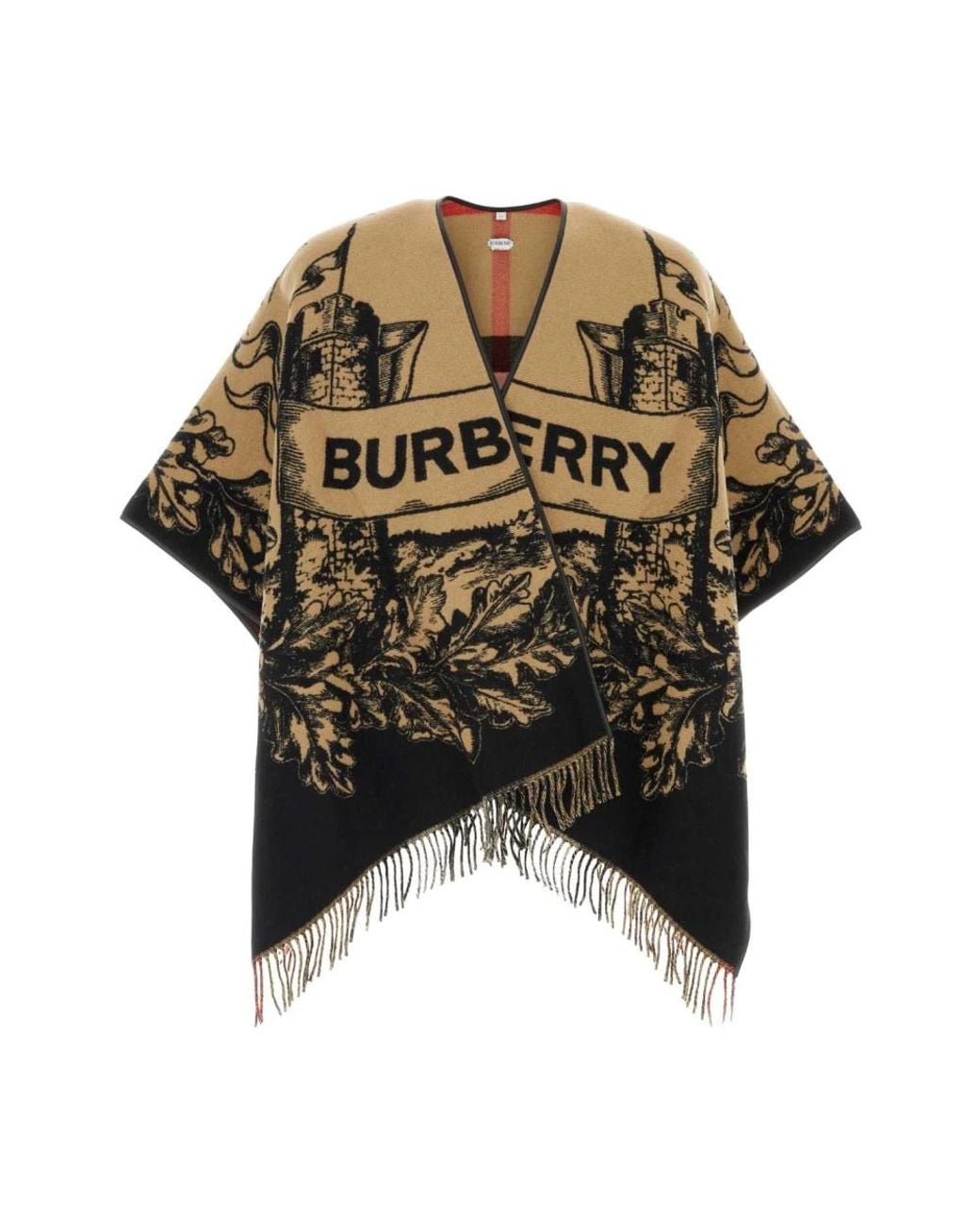 Burberry Black Oversized Tops