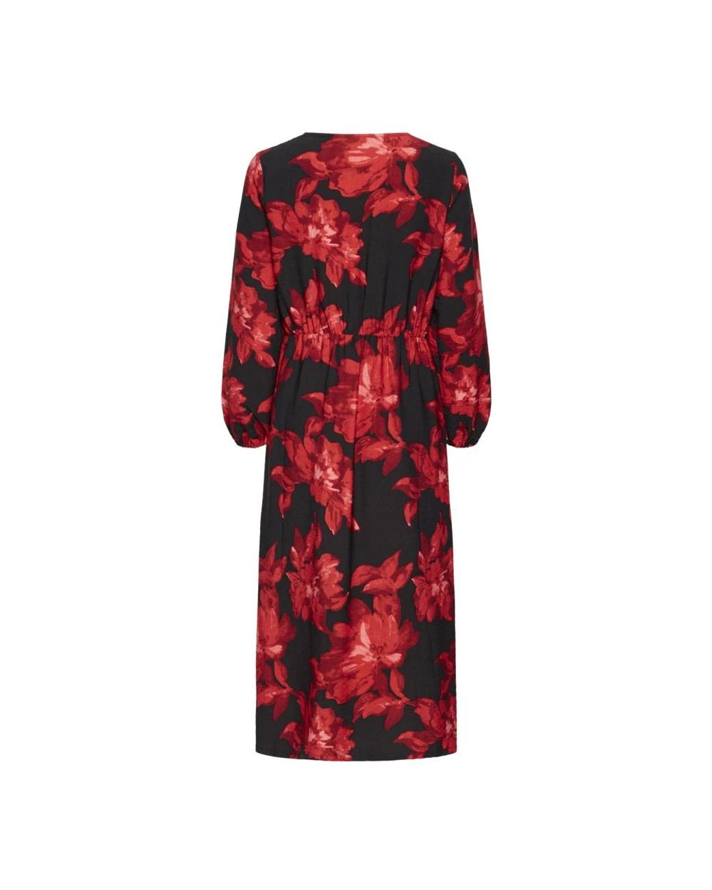 Ichi Red Maxikleid