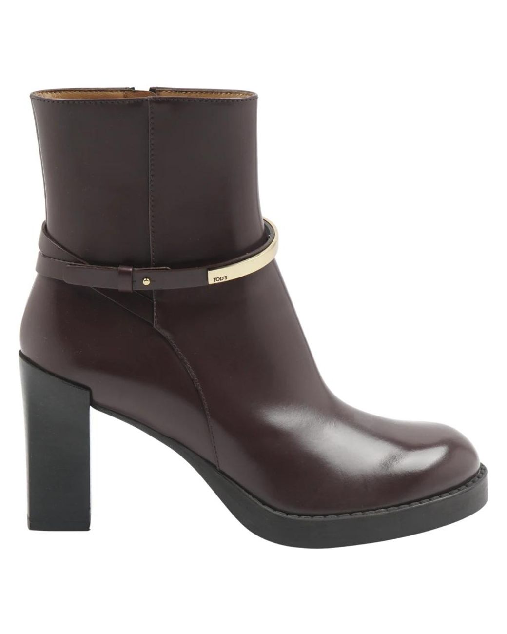Tod's Brown Heeled Boots