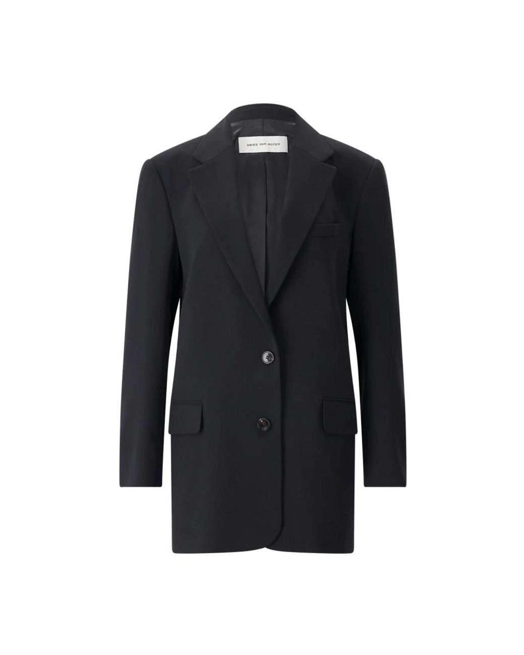 Blazers Dries Van Noten en coloris Black