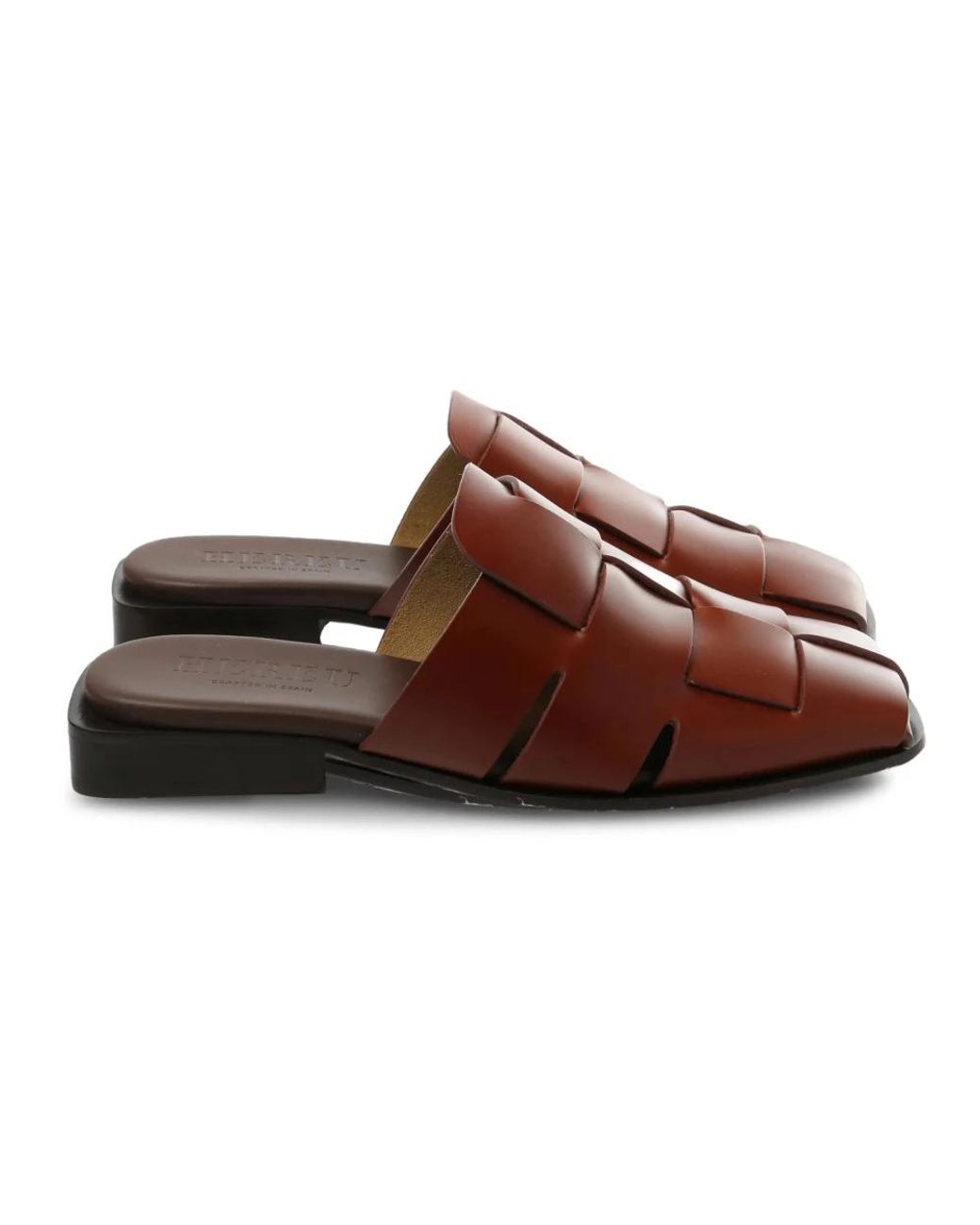 Hereu Brown Coraia Interwoven Mule
