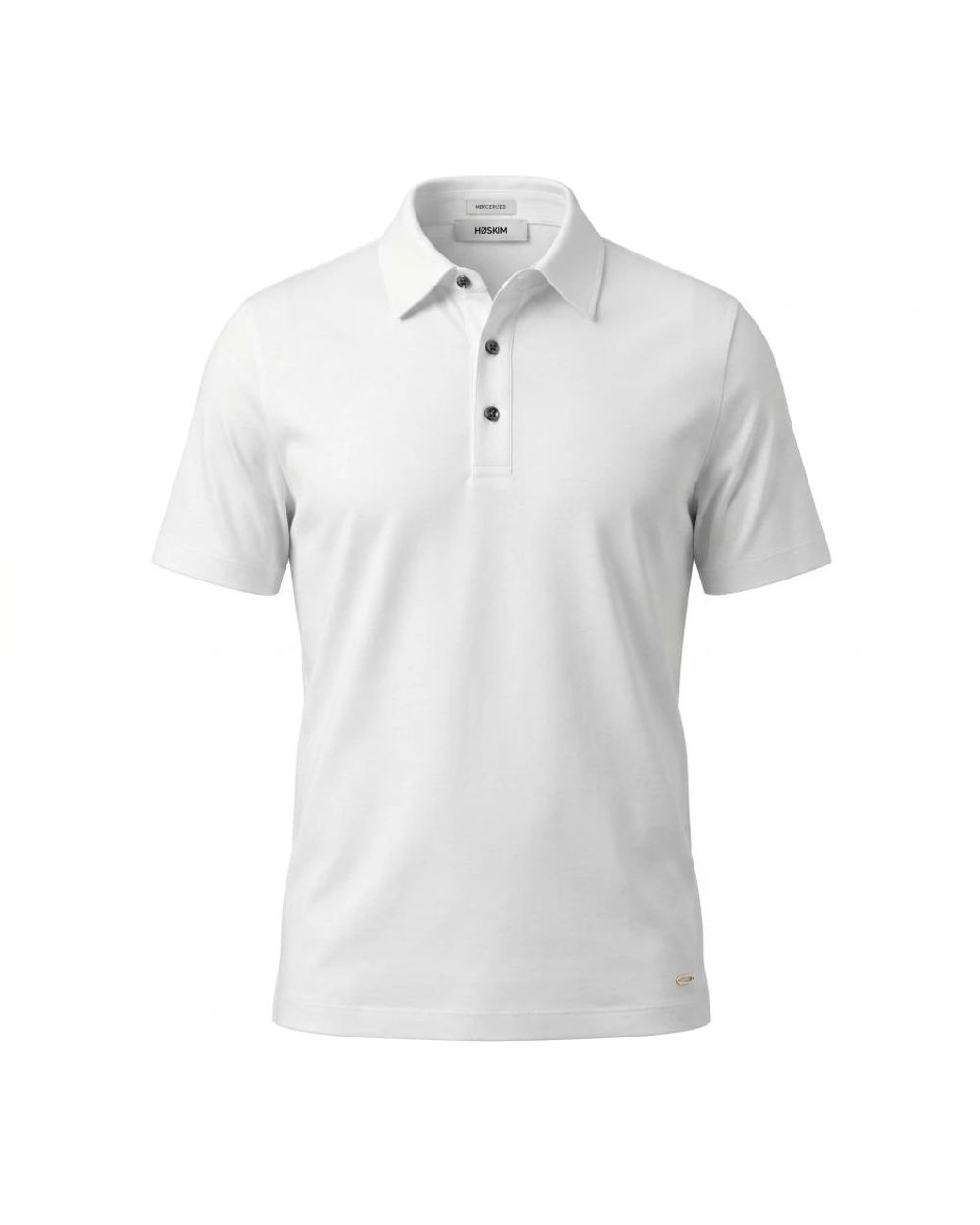 Heskimo Supima Katoen Gekamde Polo in het White voor heren