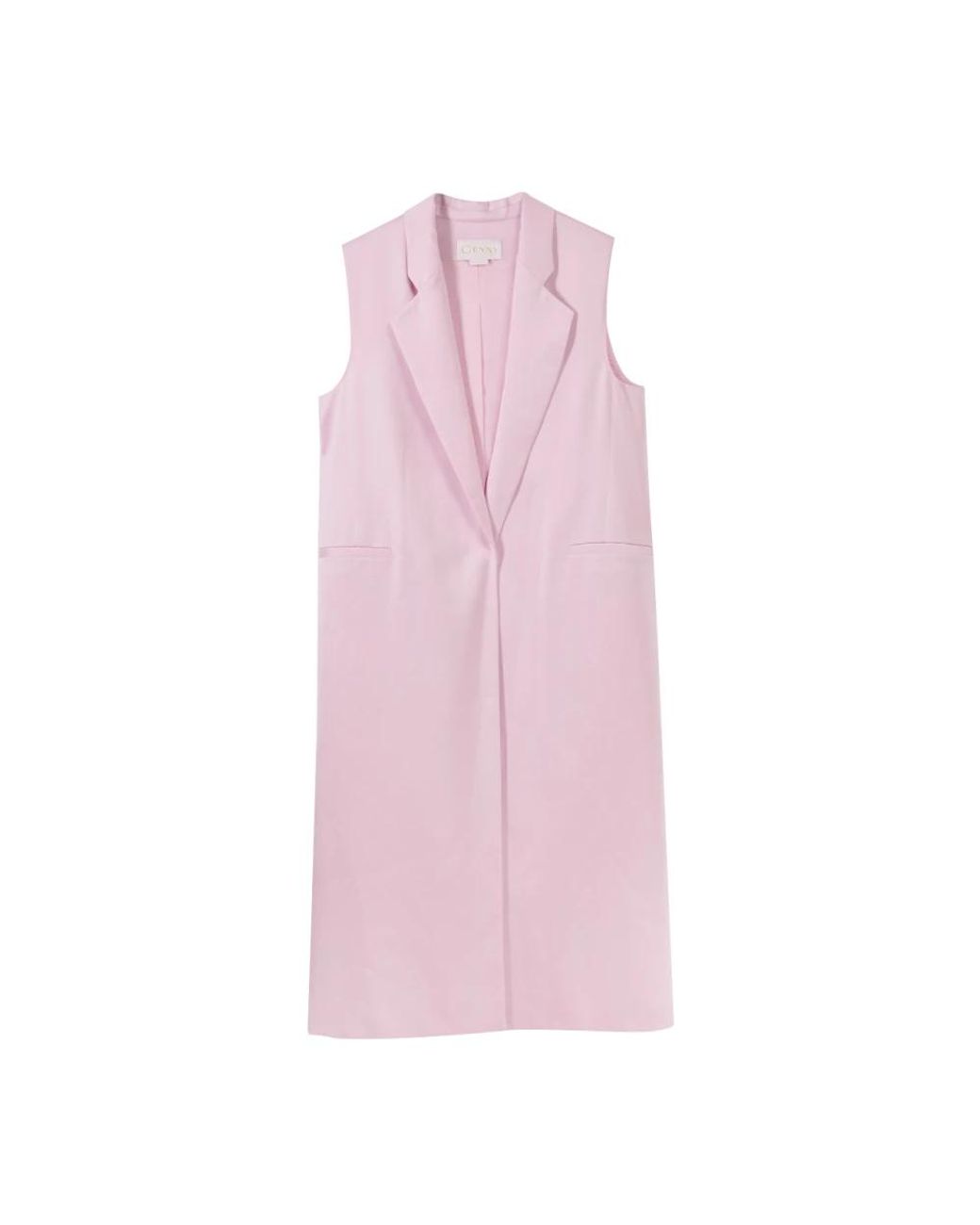Genny Jassen ,Roze ,Satijn Roze Satijnen Lang Vest in het Pink