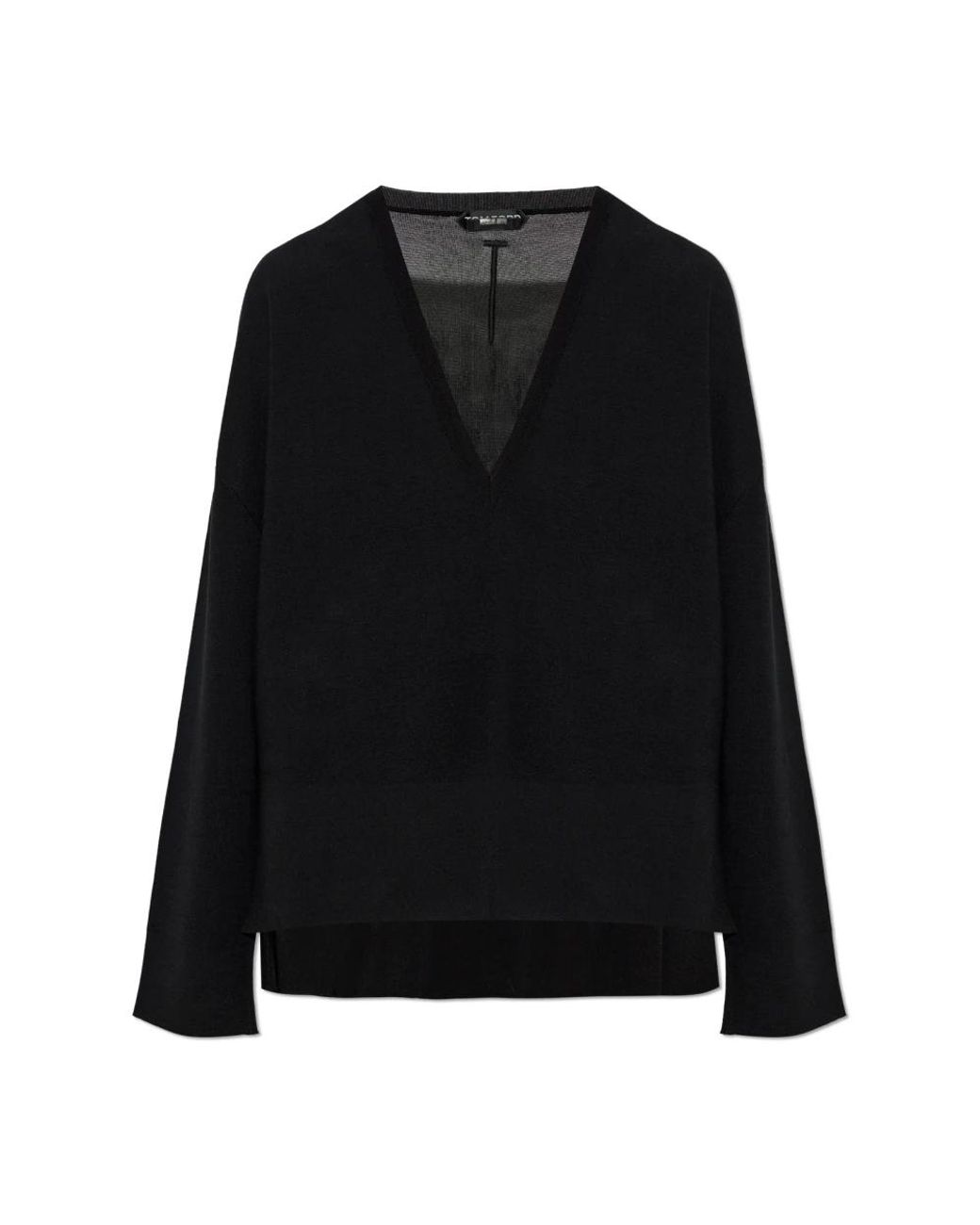 Tom Ford Black V-Neck Knitwear