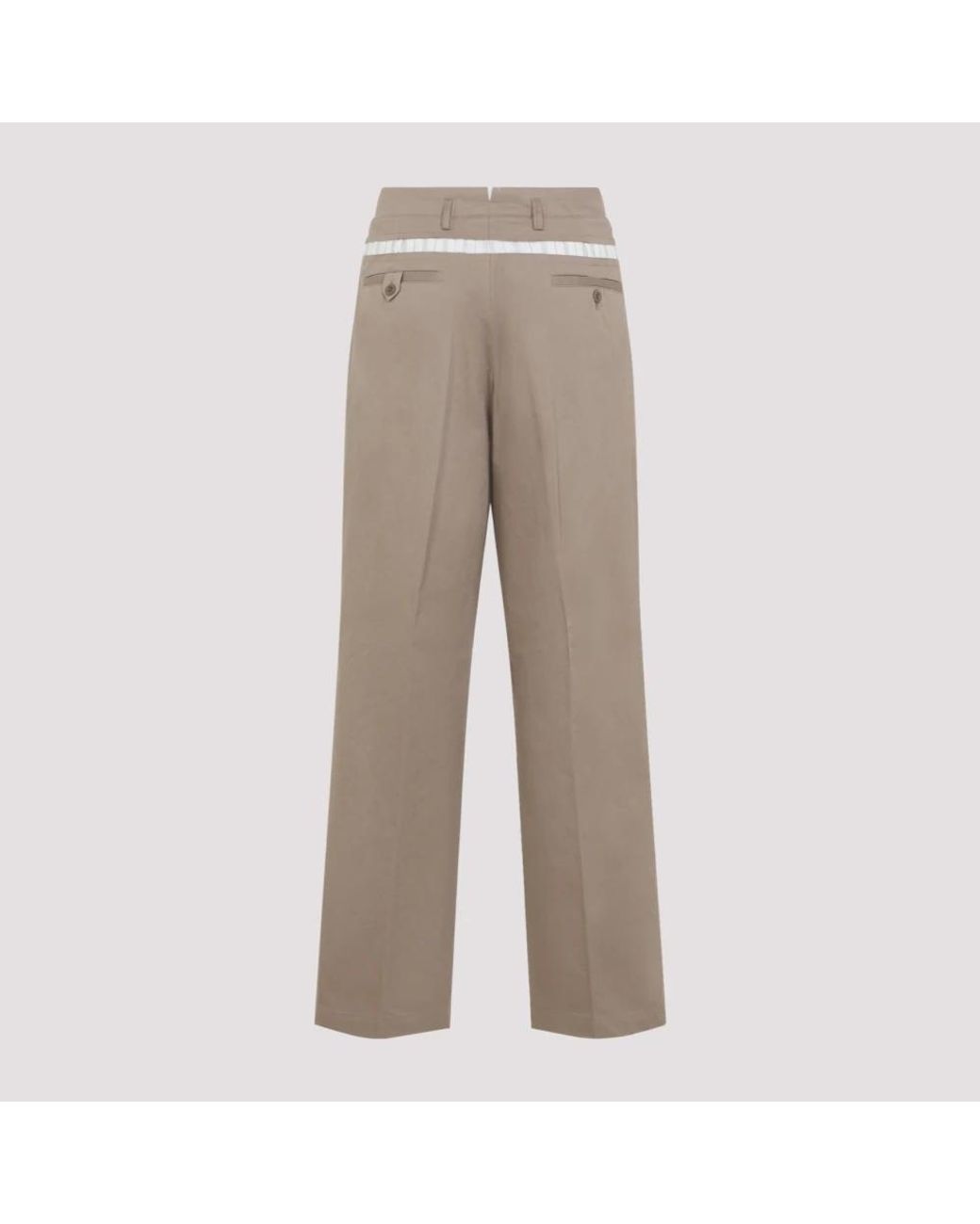 Maison Margiela Gray Wide Trousers for men