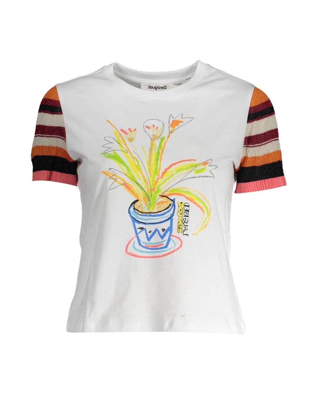 Desigual White T-Shirts