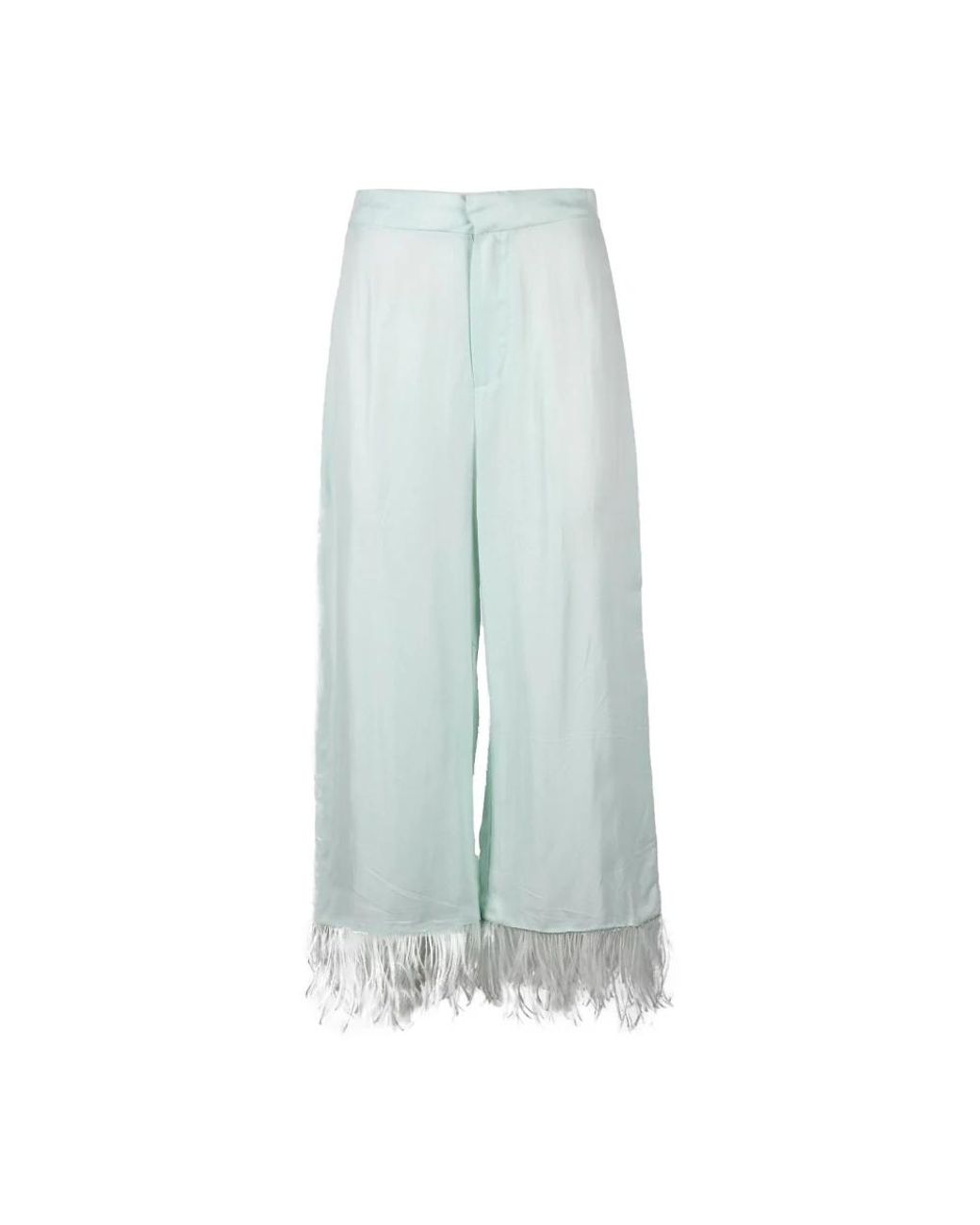 WEILI ZHENG Blue Wide Trousers