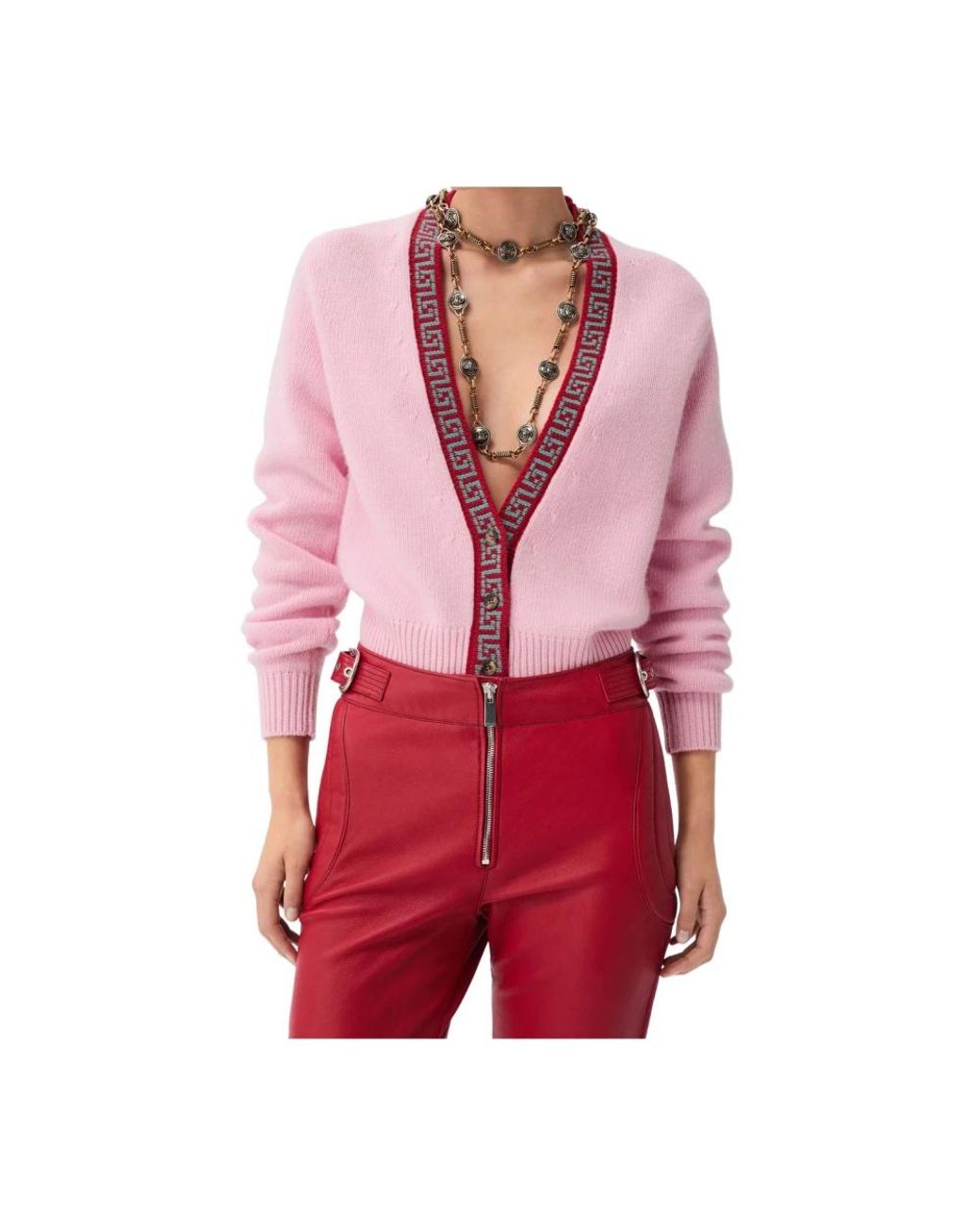 Versace Red Cardigans