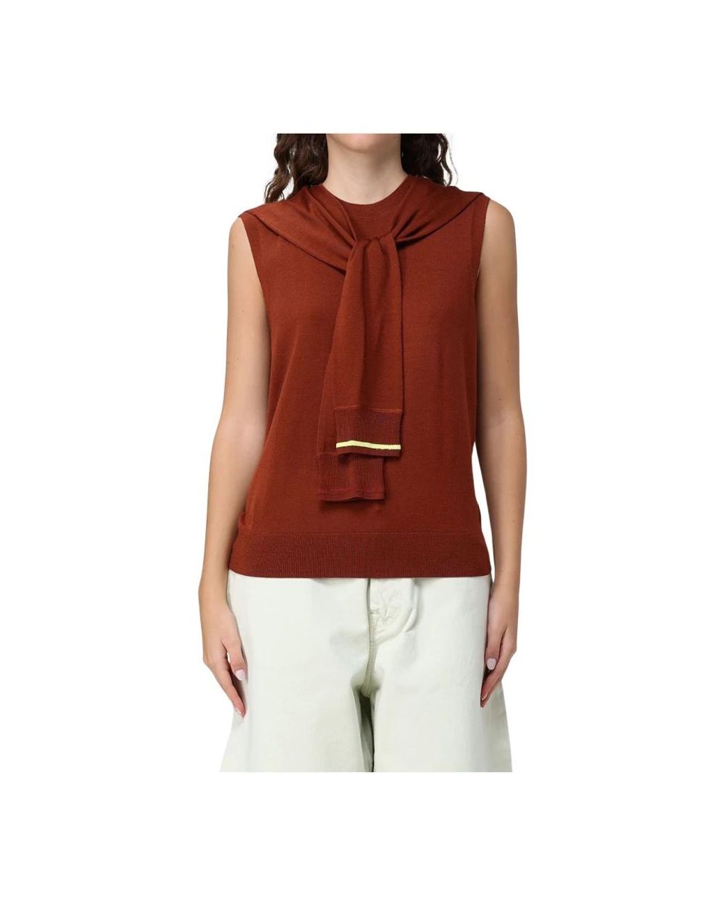 Paul Smith Red Round-Neck Knitwear