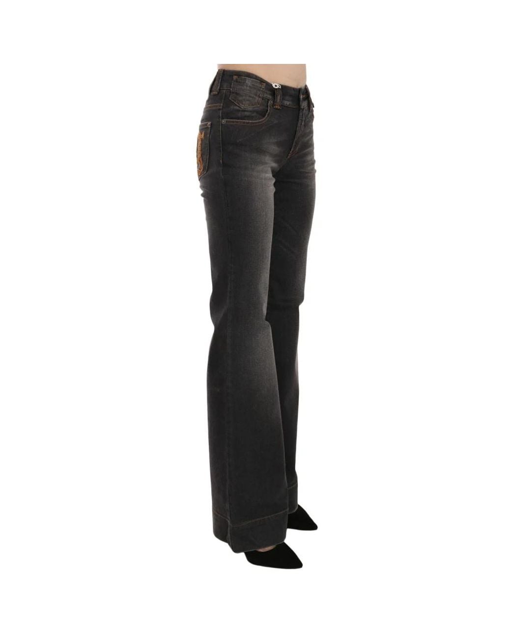 John Galliano Black Flared Jeans