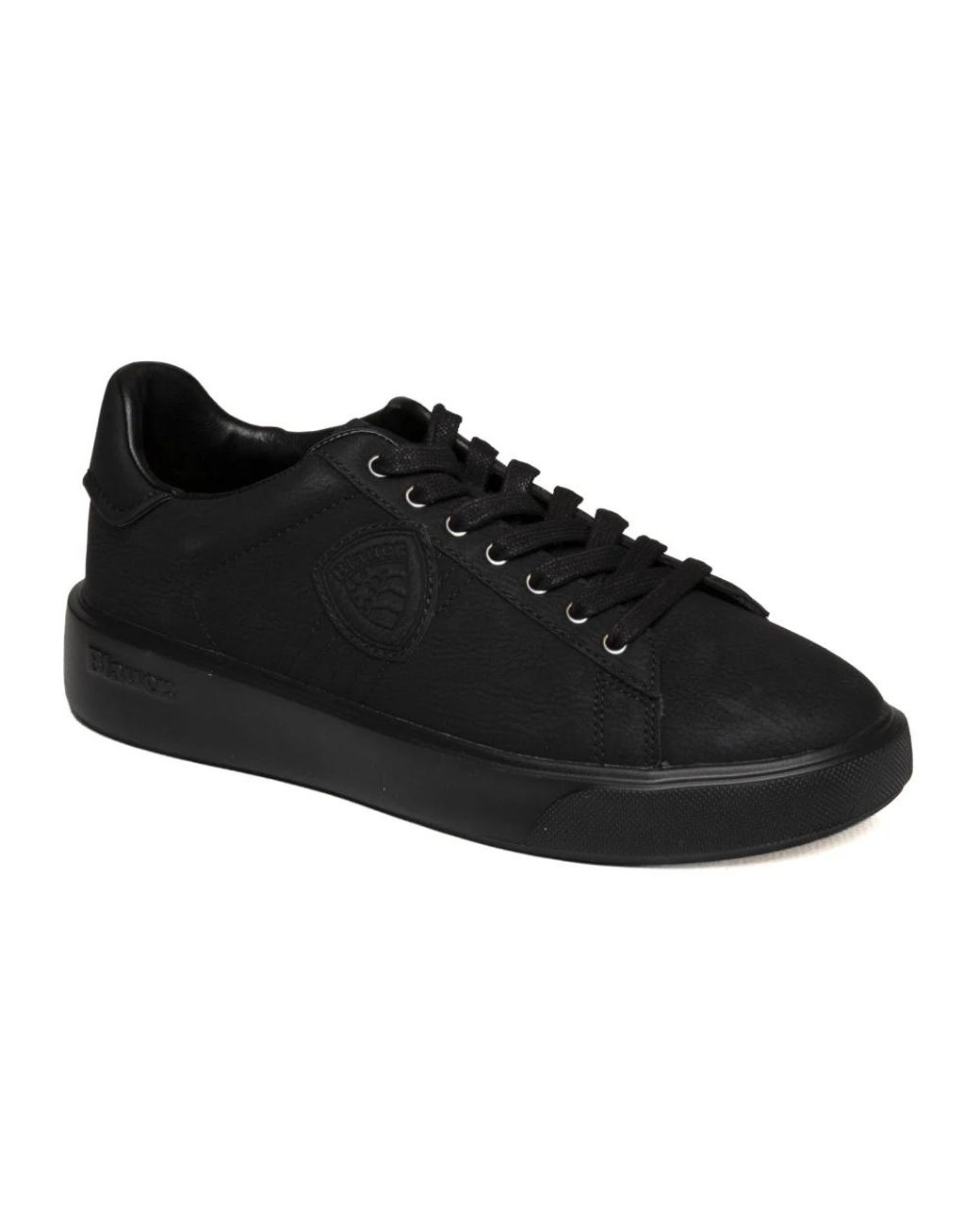 Blauer Buck13 Nub Sneaker in Black für Herren