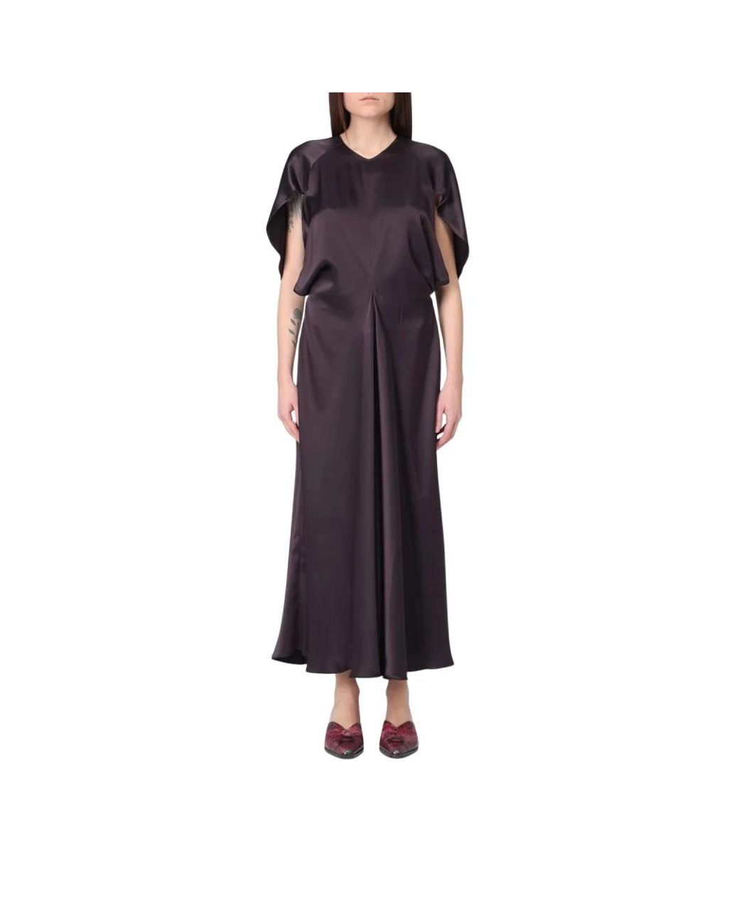 Liviana Conti Purple Midi Dresses