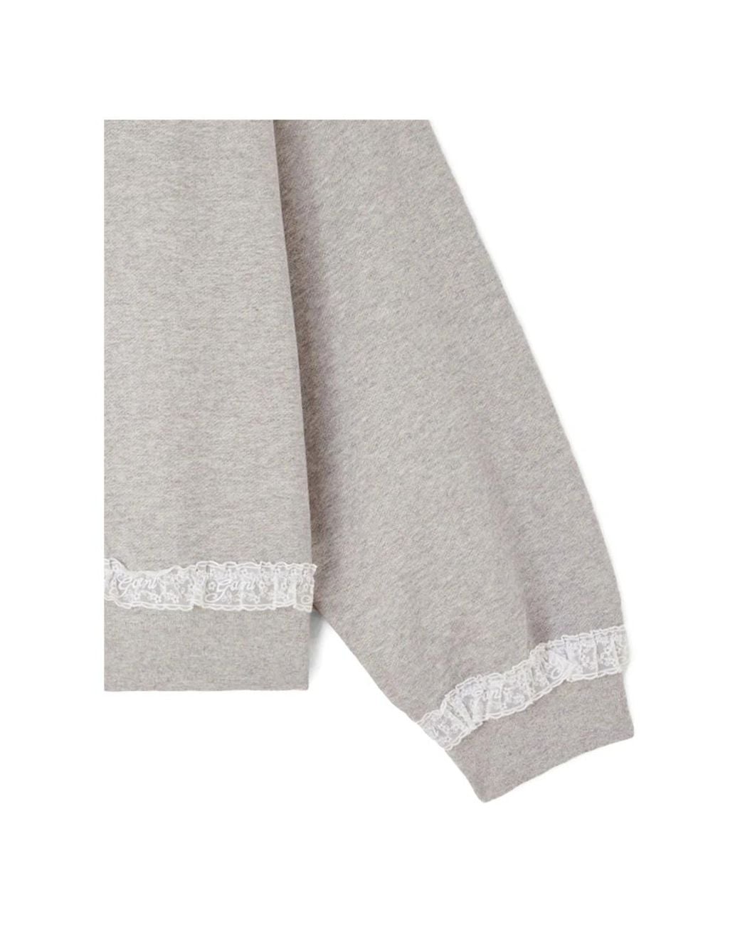 Ganni Gray Sweatshirts