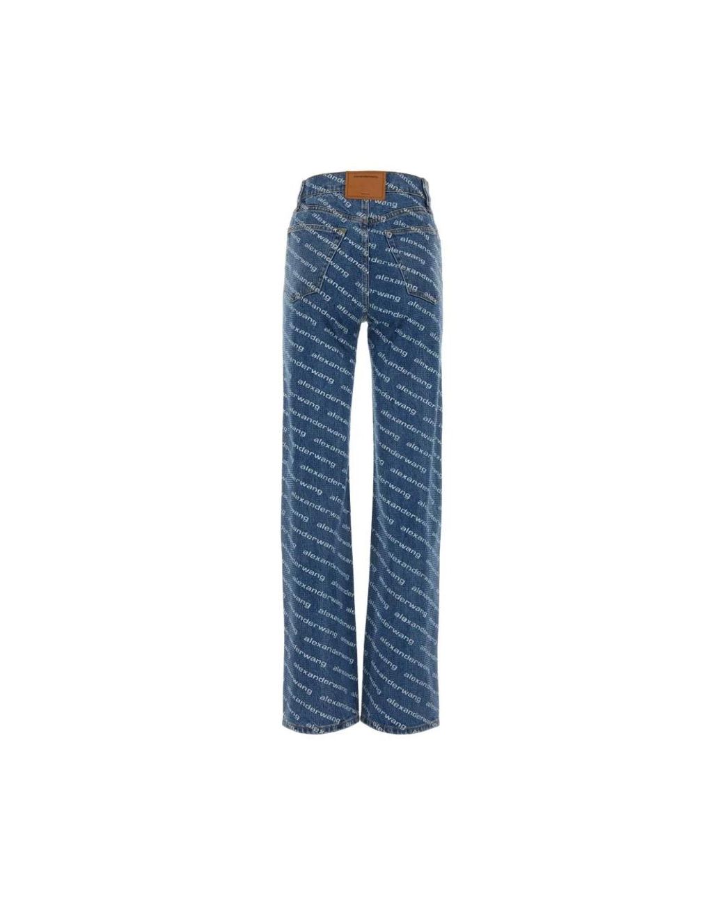 Alexander Wang Blue Straight Fit Jeans