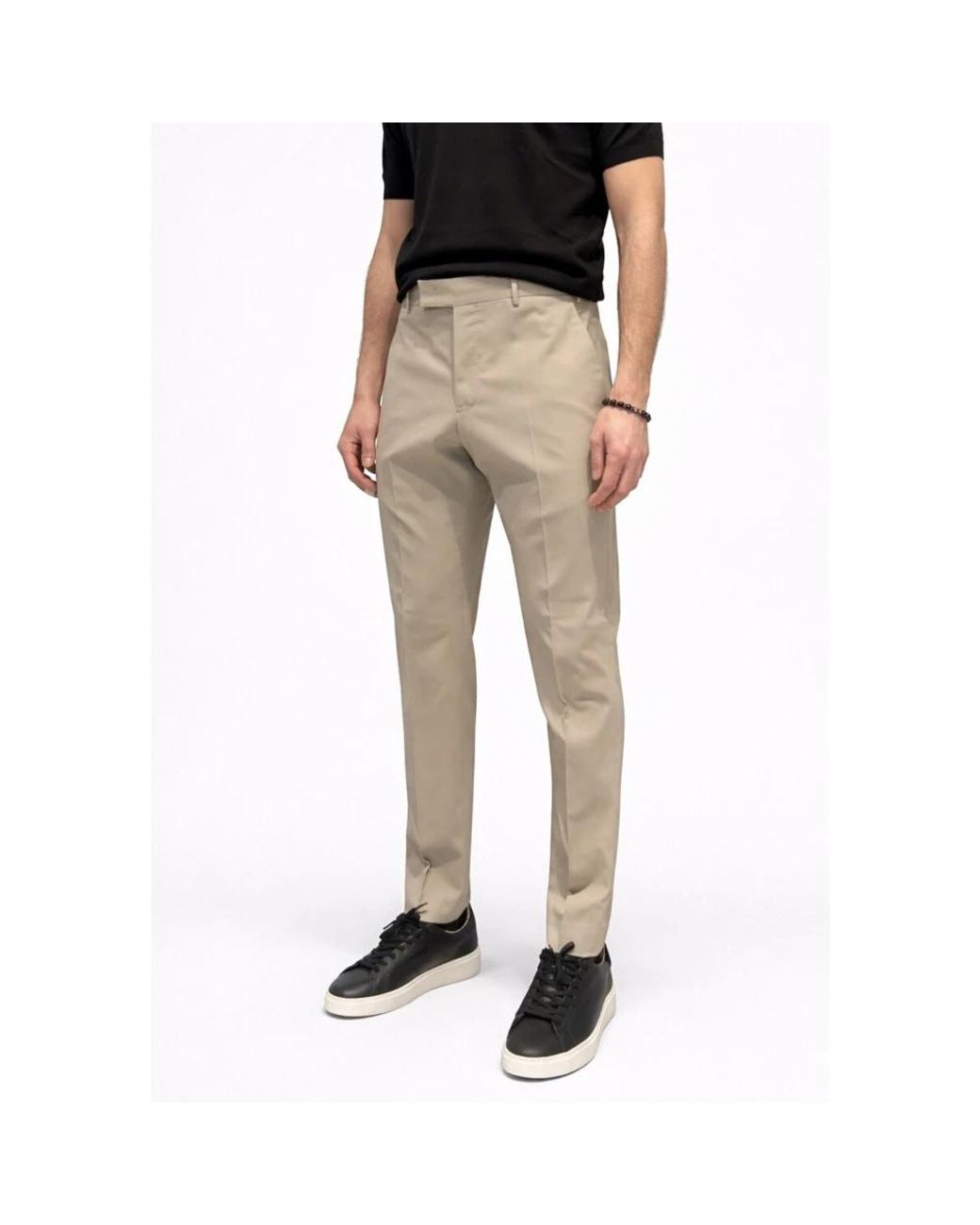 PT Torino Natural Suit Trousers for men