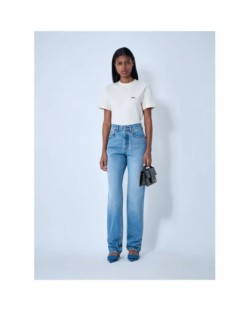 Jacquemus Blue Straight Jeans