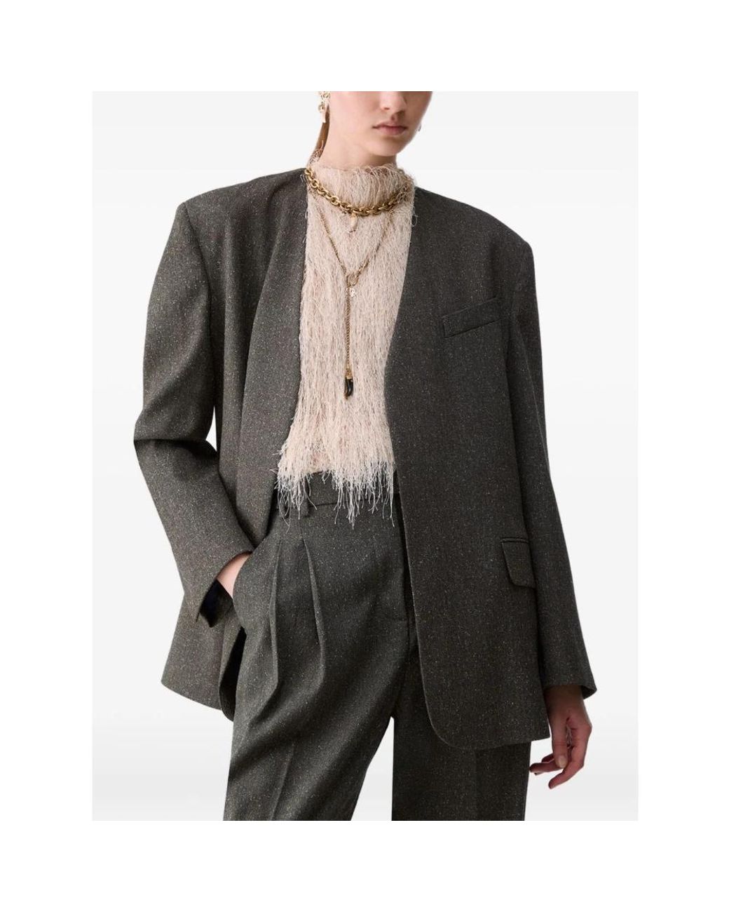 Liu Jo Gray Blazers