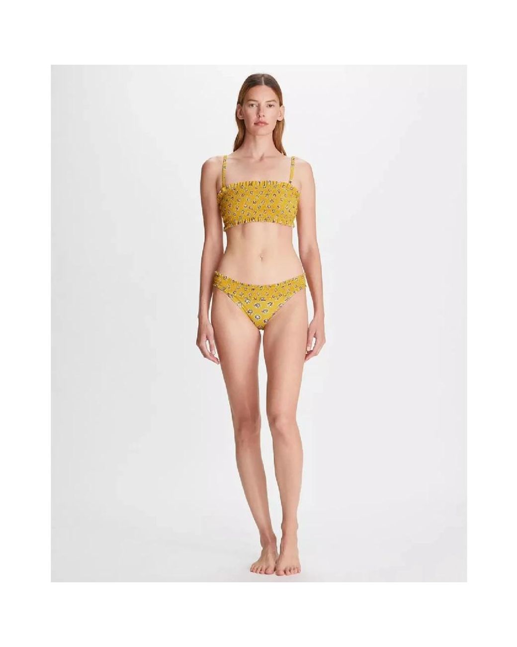 Bikinis Tory Burch en coloris Yellow