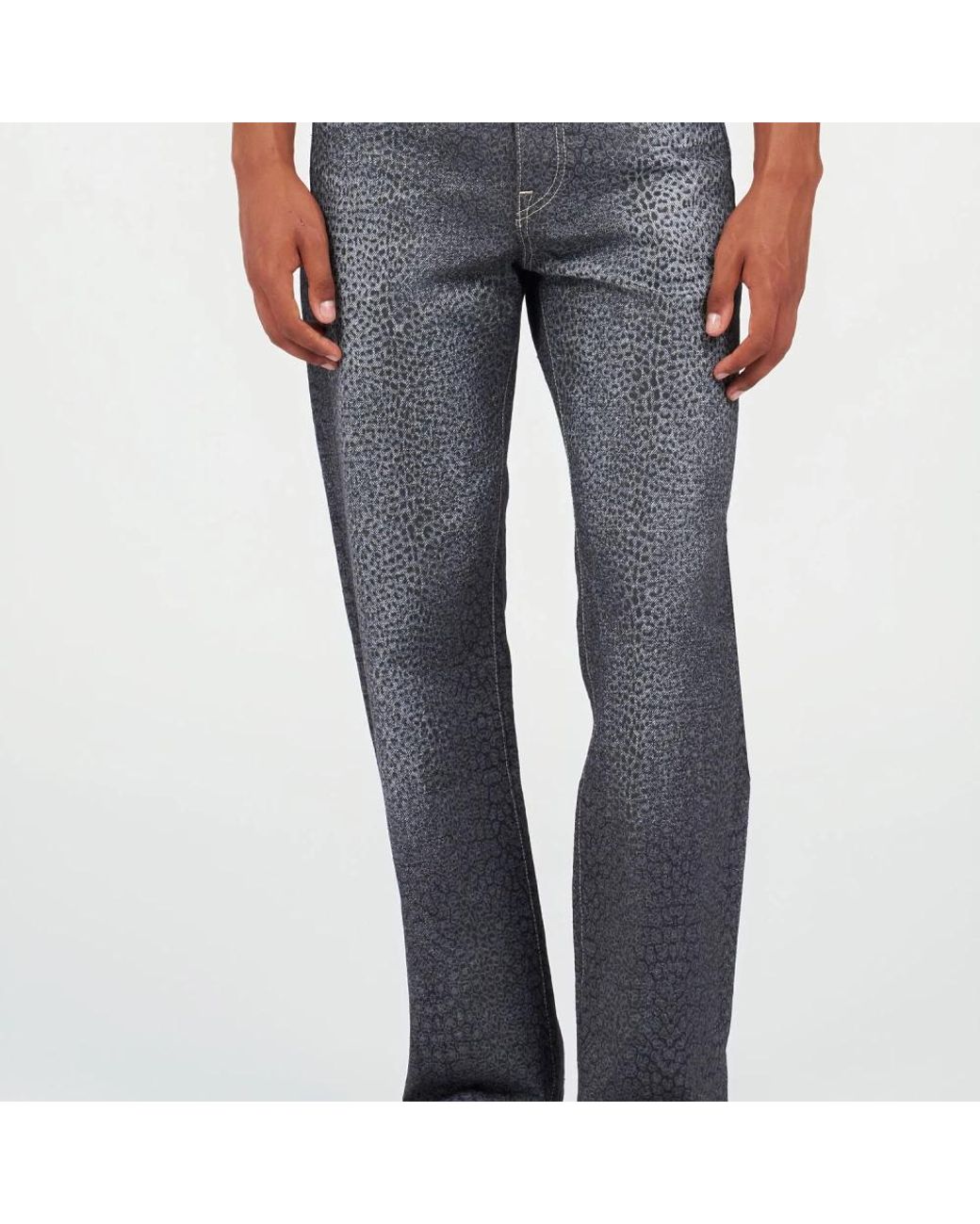 Roberto Cavalli Blue Straight Jeans for men
