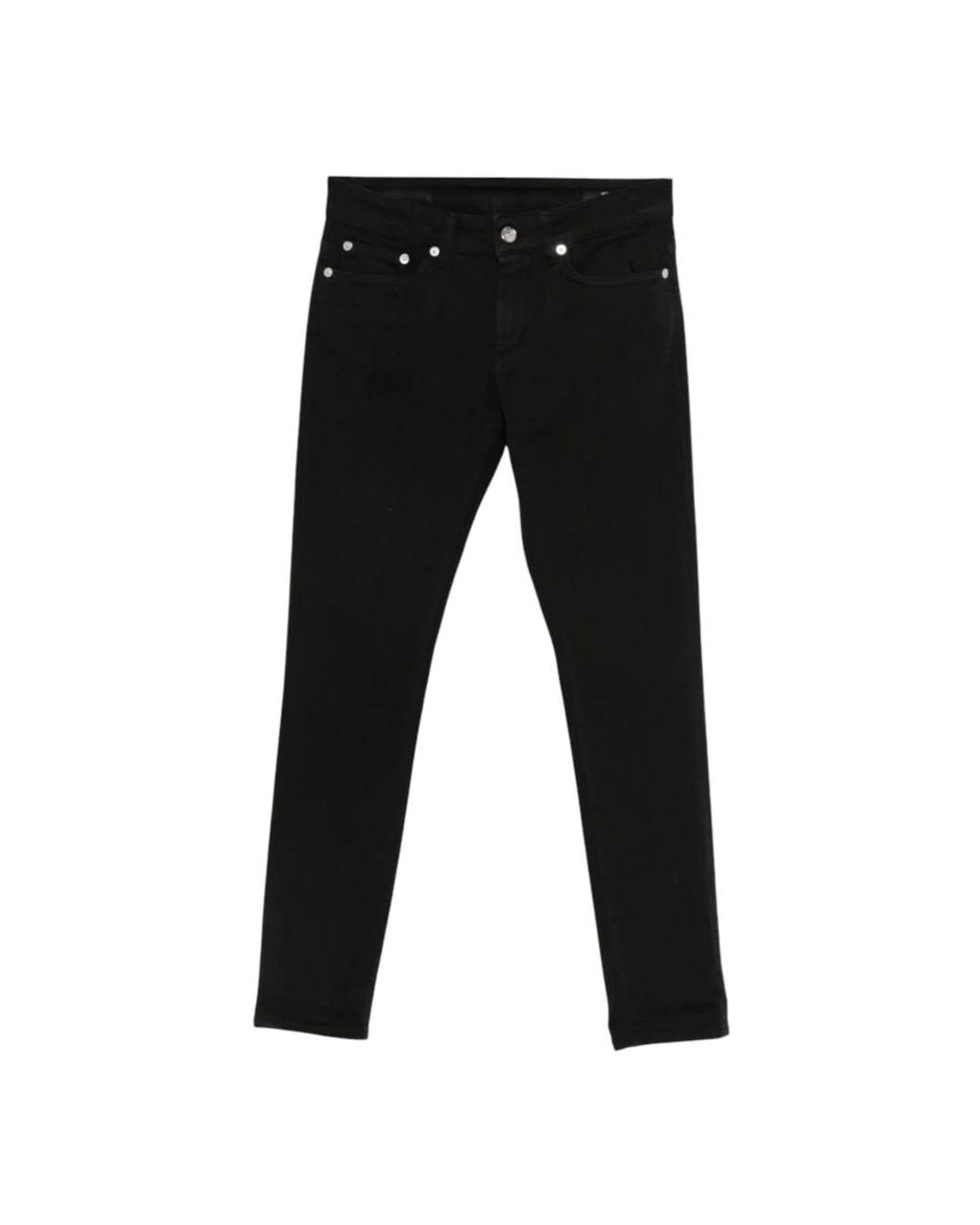 Dondup Black Cropped Jeans
