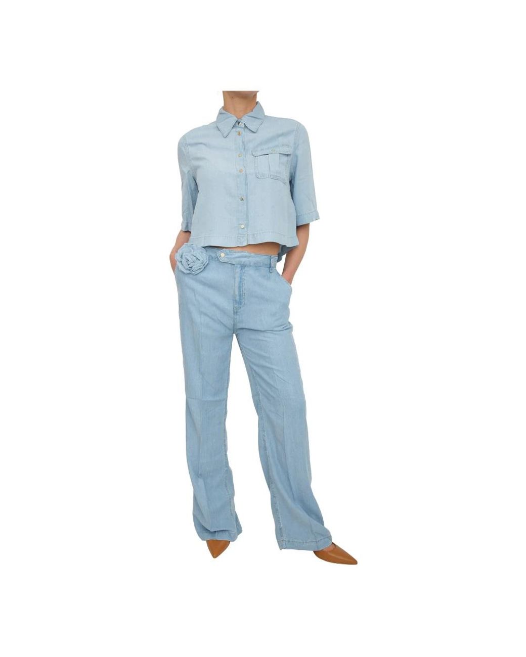 Blugirl Blumarine Blue Shirts
