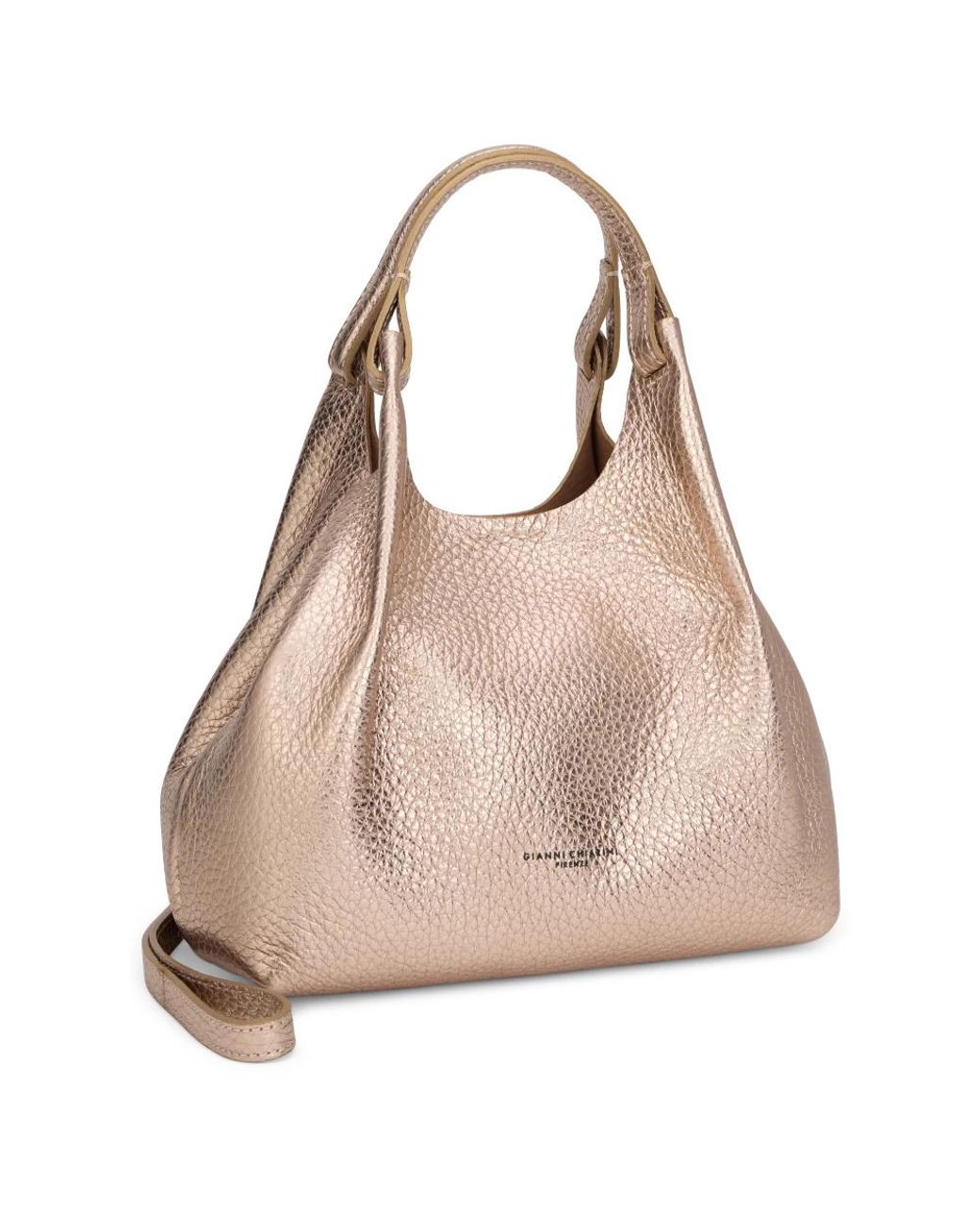 Gianni Chiarini Tassen ,Roze ,Leer Dua Leren Handtas in het Natural