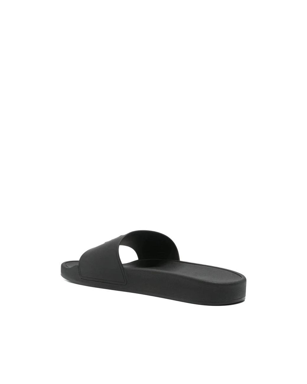 Amiri Black Slip-On Rubber Slides for men