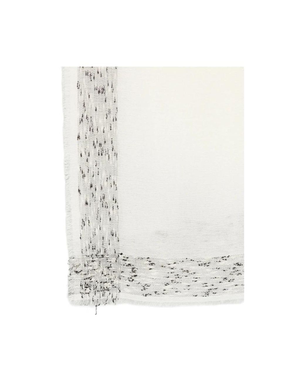 Faliero Sarti White Winter Scarves