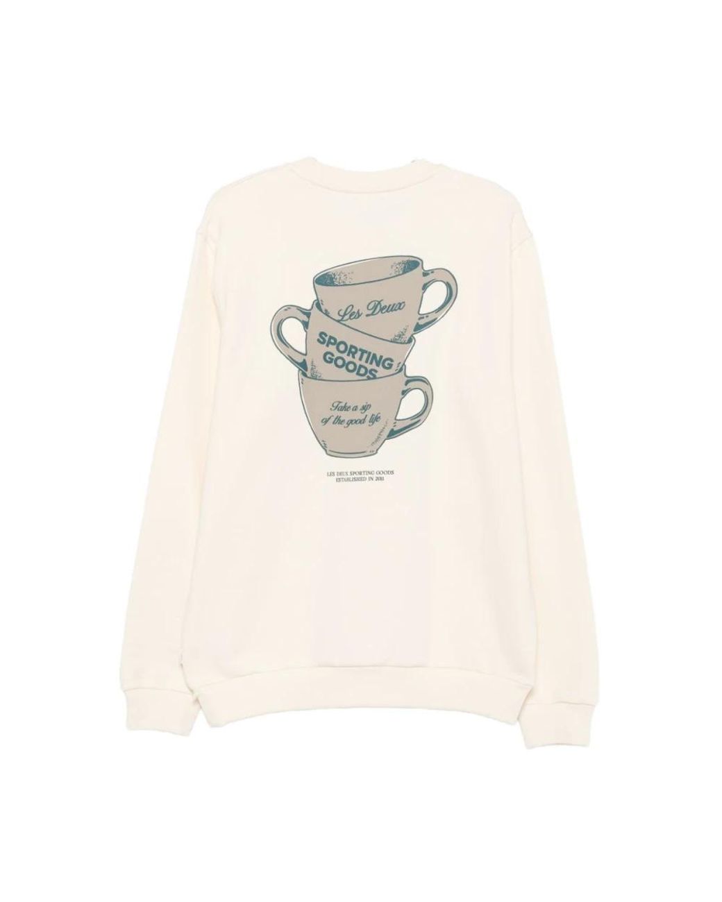 Les Deux White Sweatshirts for men
