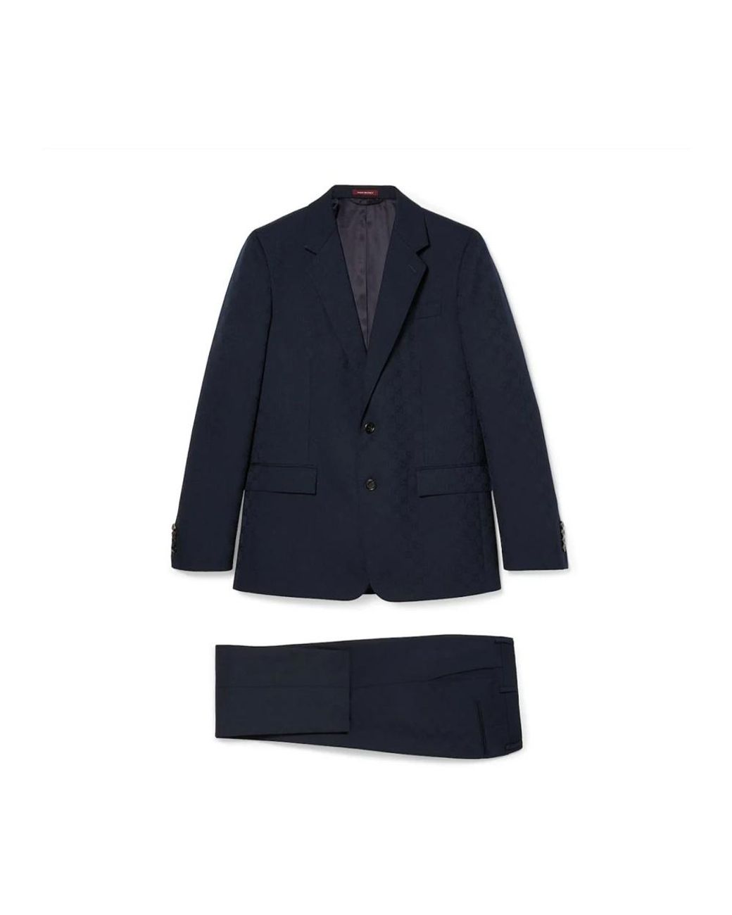 Gucci Blue Single Breasted Suits for men