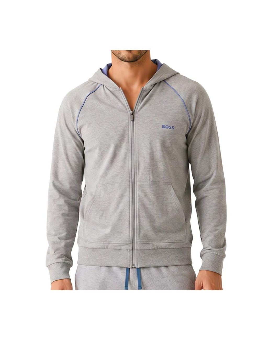 Boss Gray Zip-Throughs for men