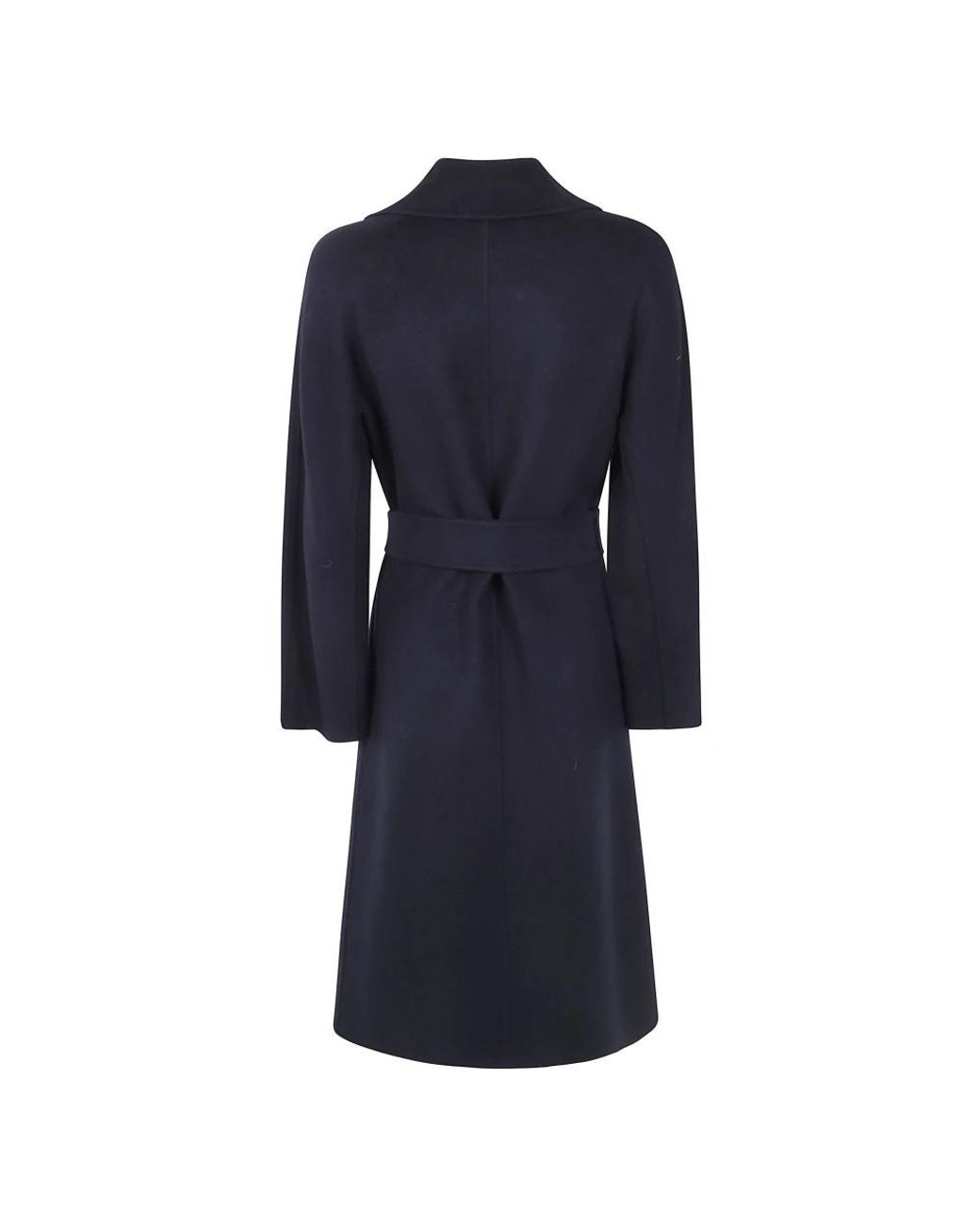 Max Mara Blue Belted Coats