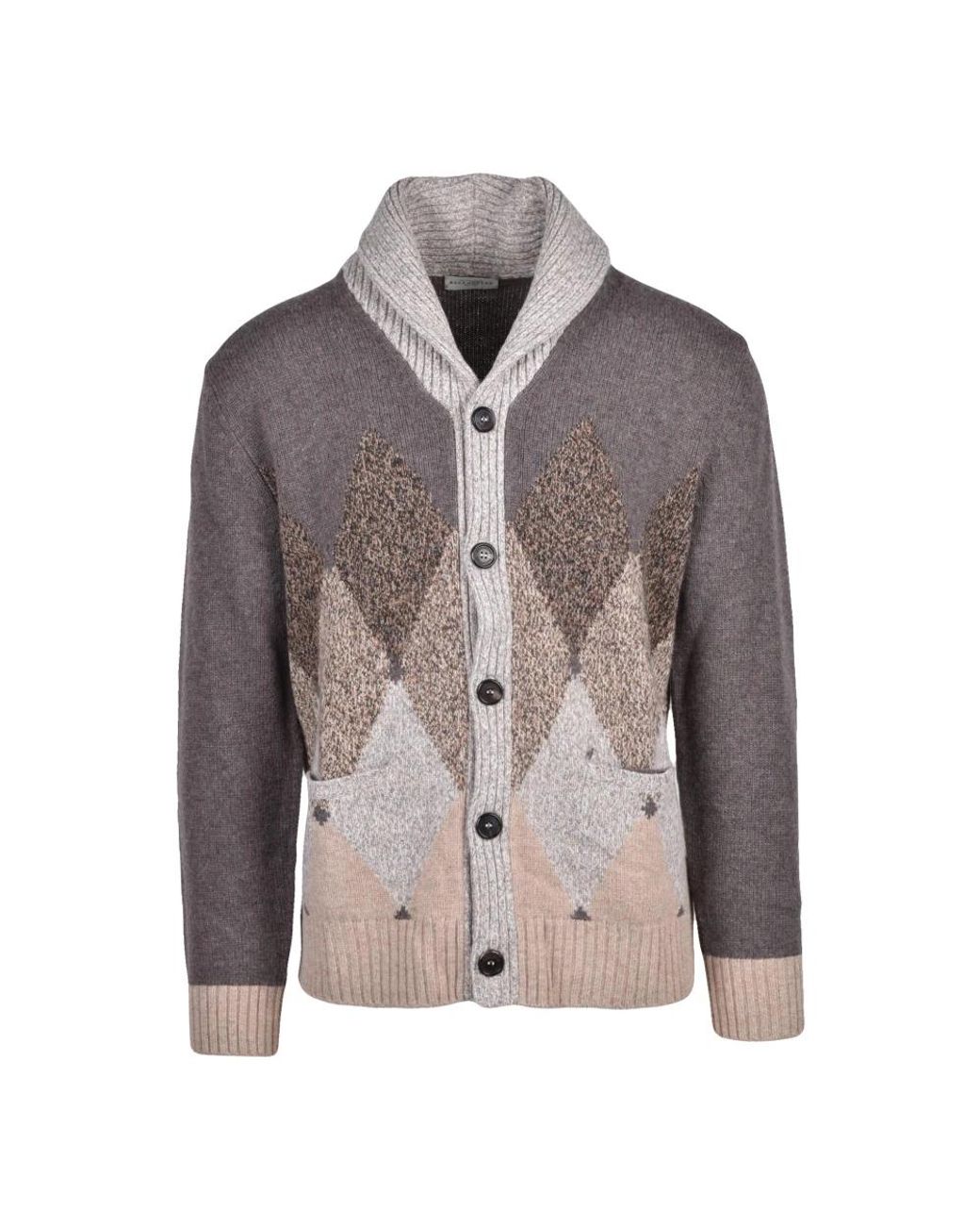 Ballantyne Strickjacke Mit Knöpfen in Gray für Herren