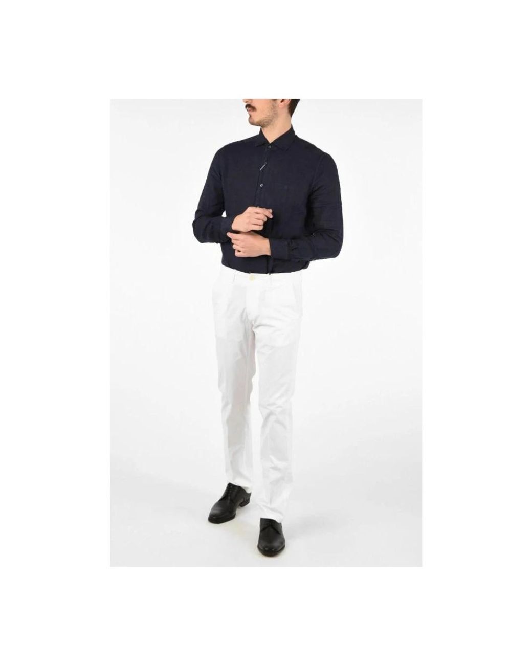 Corneliani Blue Chinos for men