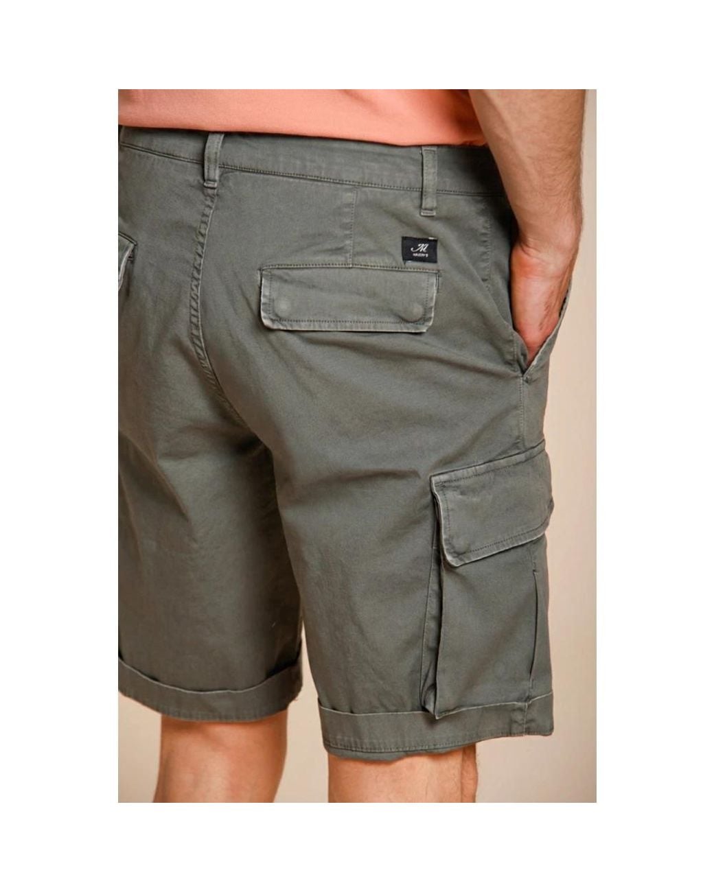 Mason's Green Casual Shorts for men
