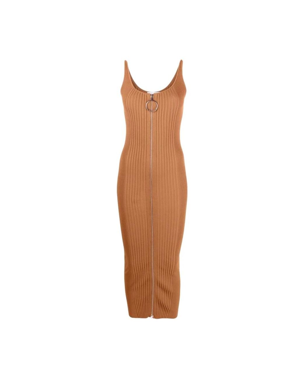 Rabanne Brown Knitted Dresses