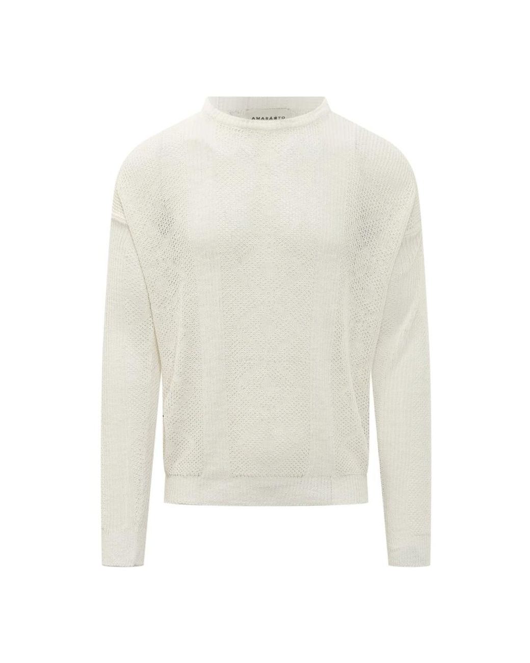 Amaranto White Sweatshirts for men