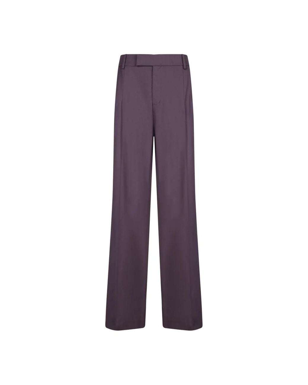 FEDERICA TOSI Purple Wide Trousers