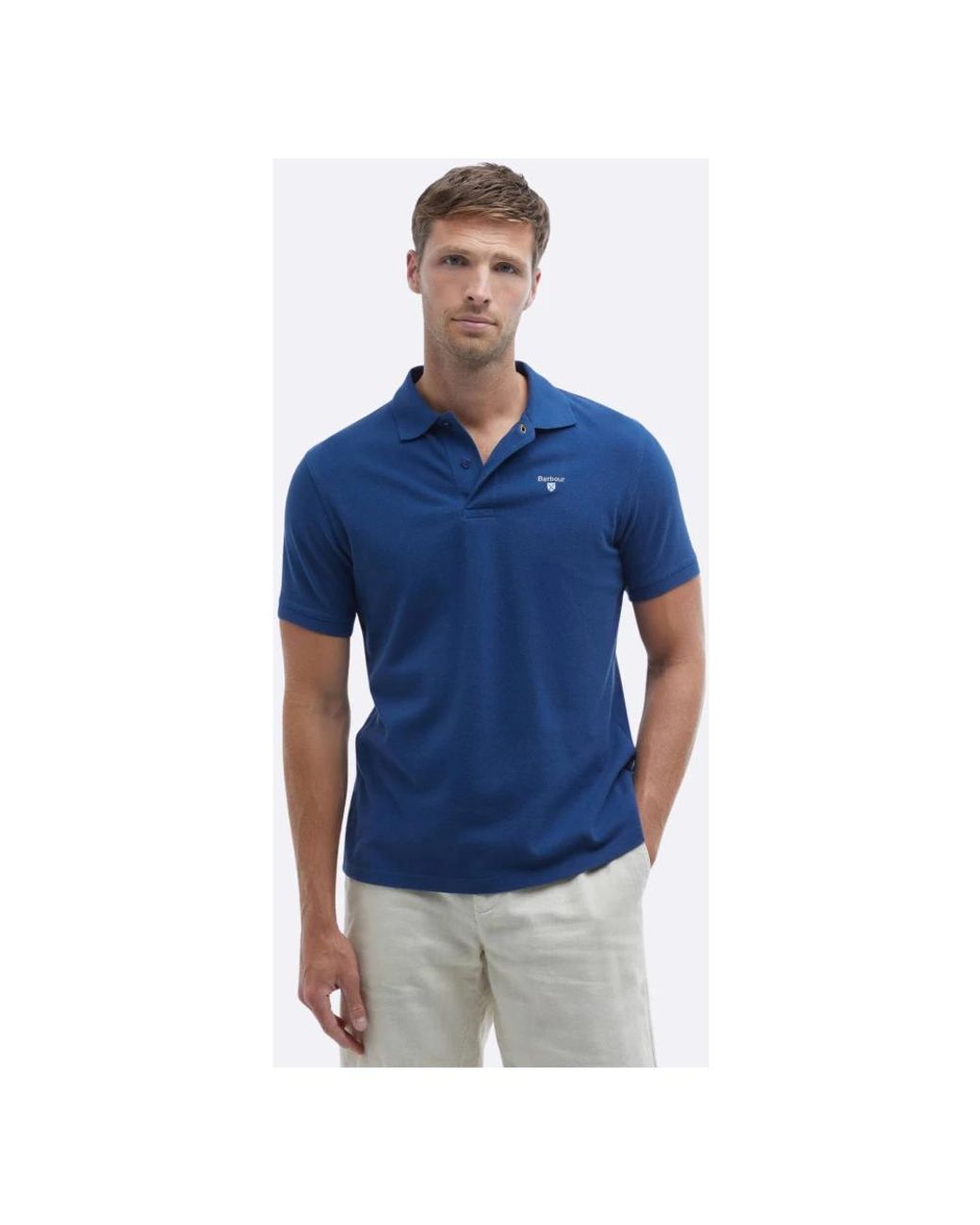 Barbour Blue Polo Shirts for men