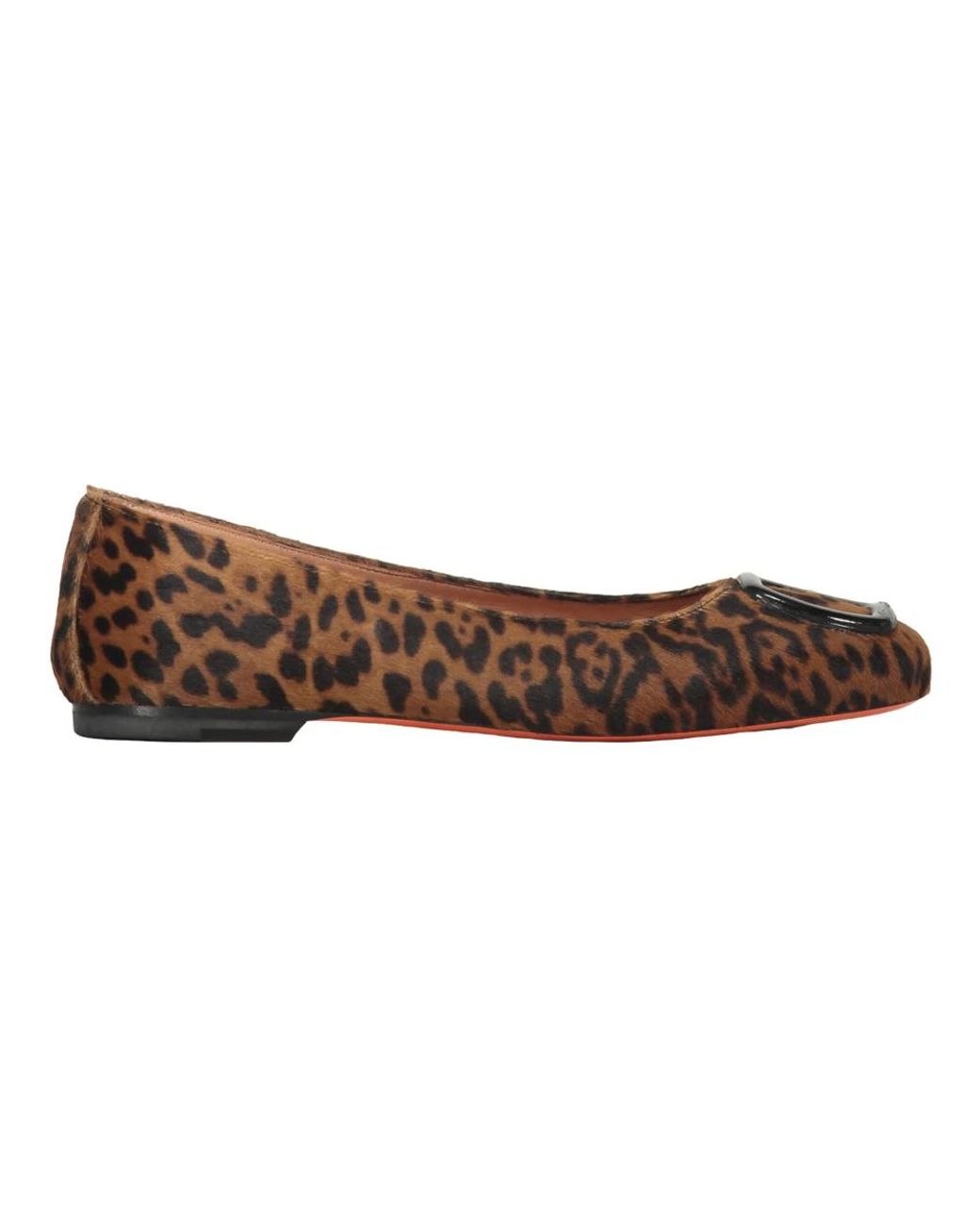 Santoni Brown Ballerinas
