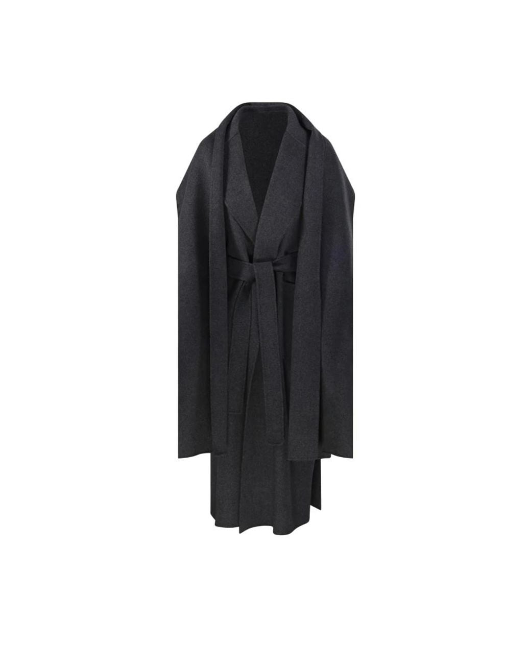 Max Mara Black Belted Coats
