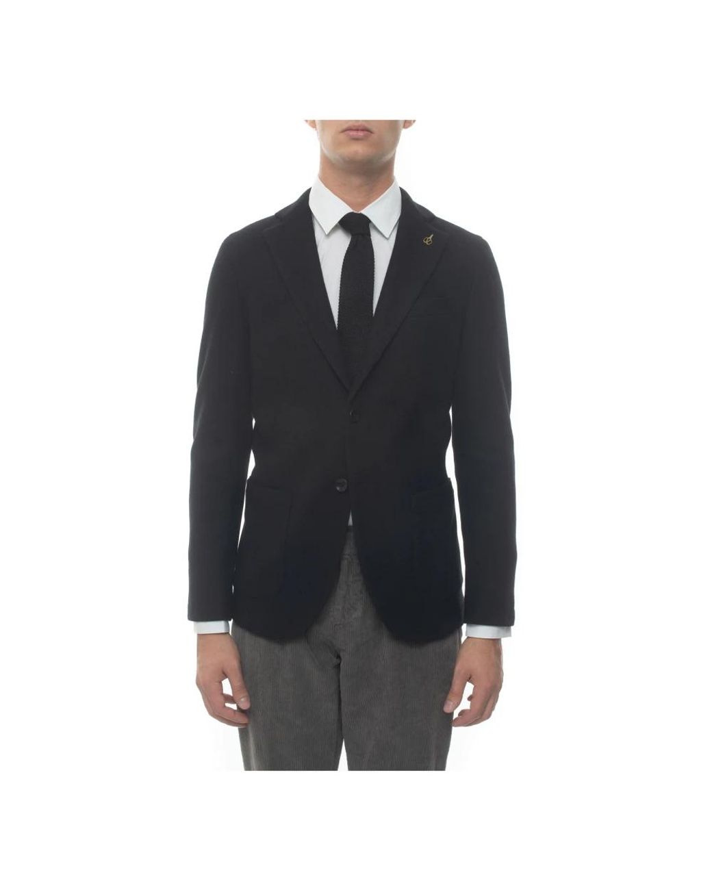 Paoloni Black Blazers for men