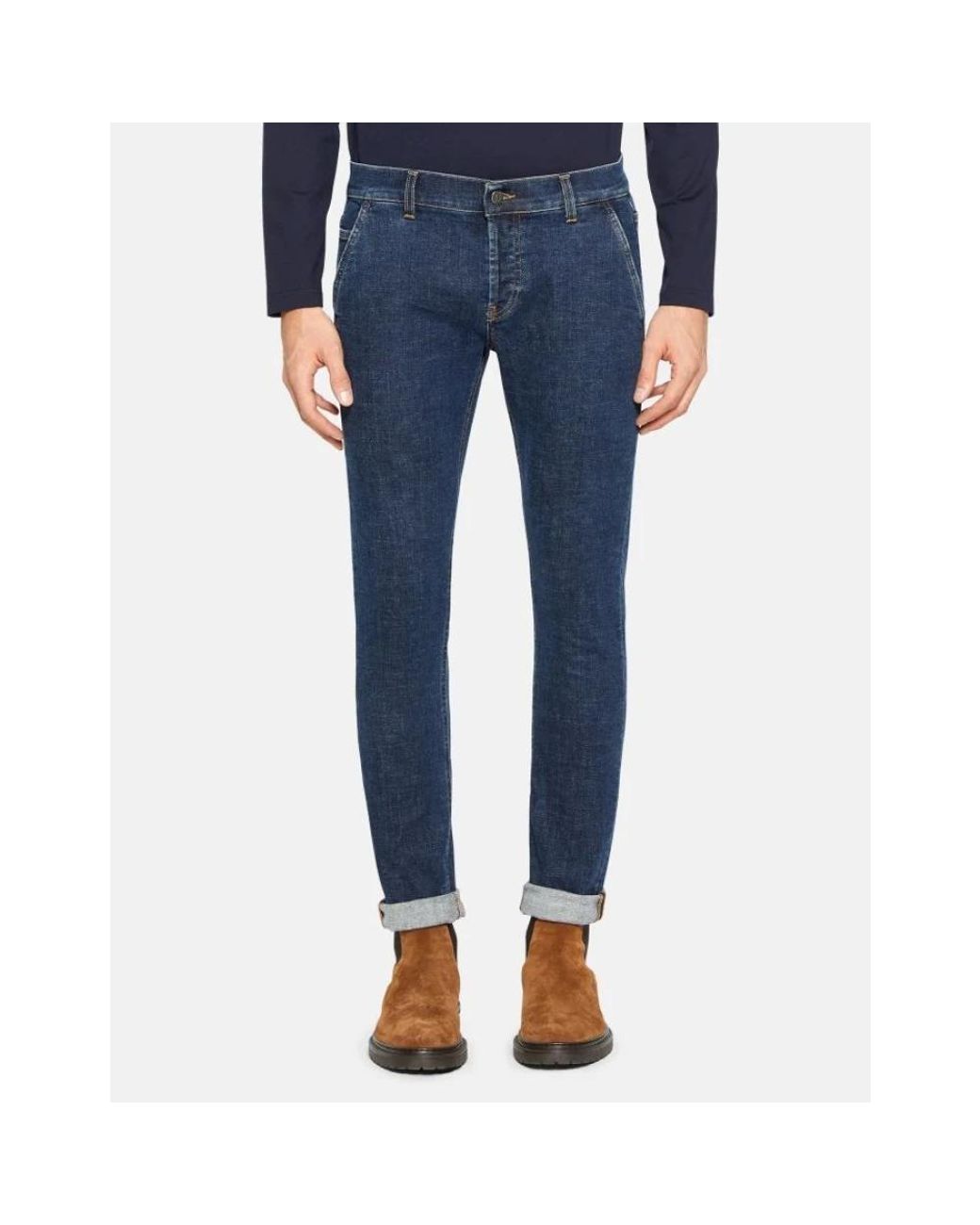Dondup Blue Skinny Fit Jeans for men